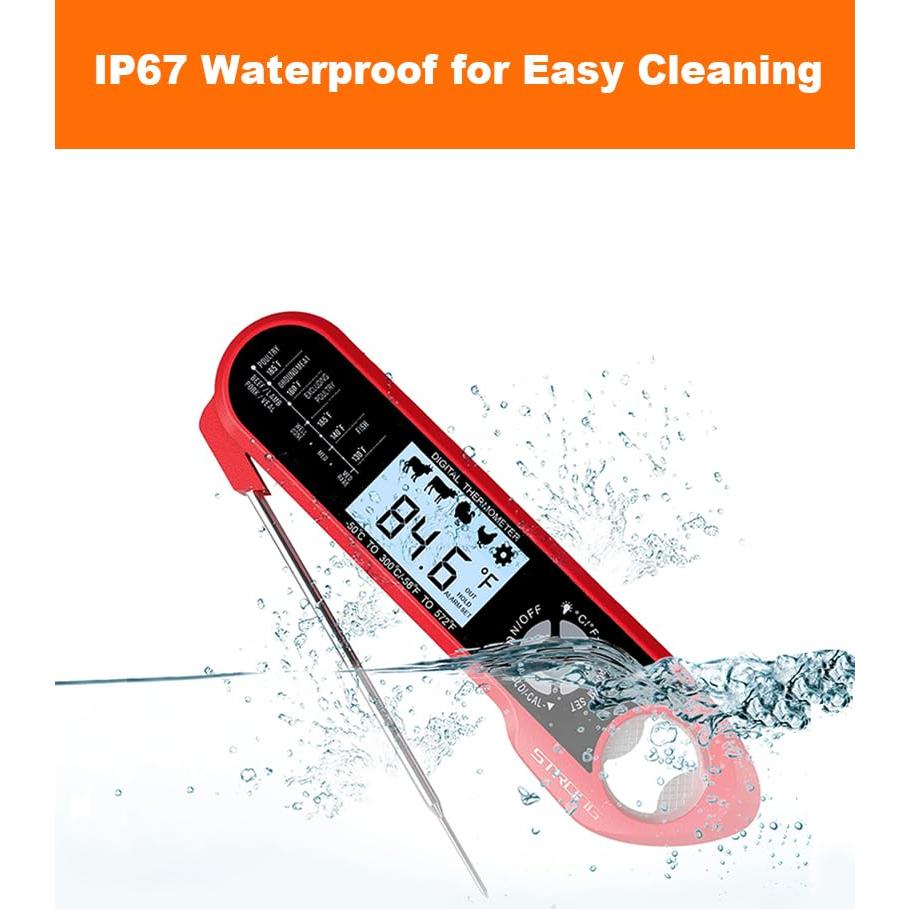 Termómetro Digital de Carne Brigii - Impermeable y Rápido