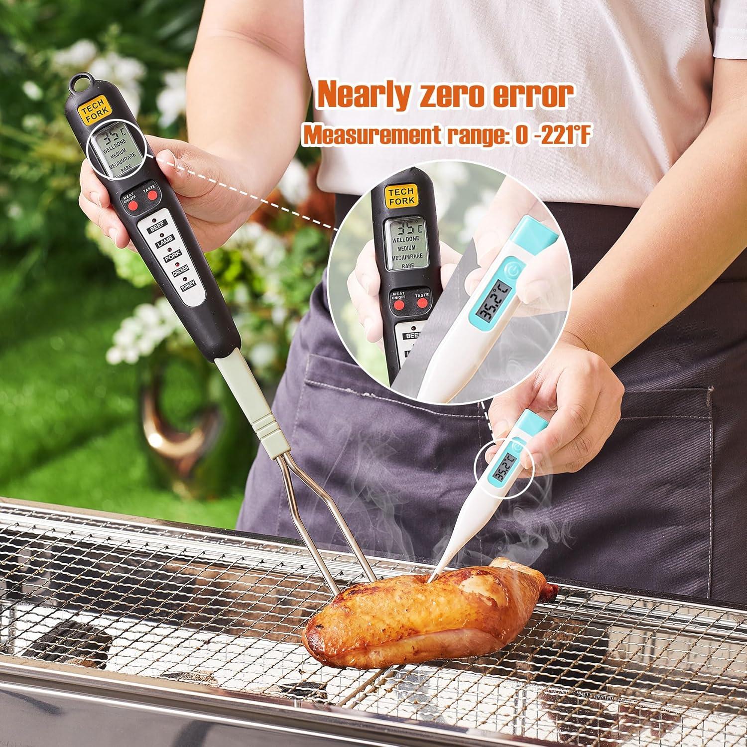 Termómetro Digital de Carne LFCFORLDX con Pantalla LED