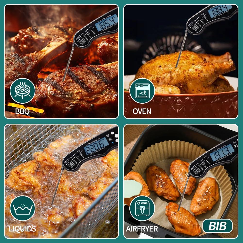 Termómetro Digital JuYiXing para Carne a Prueba de Agua
