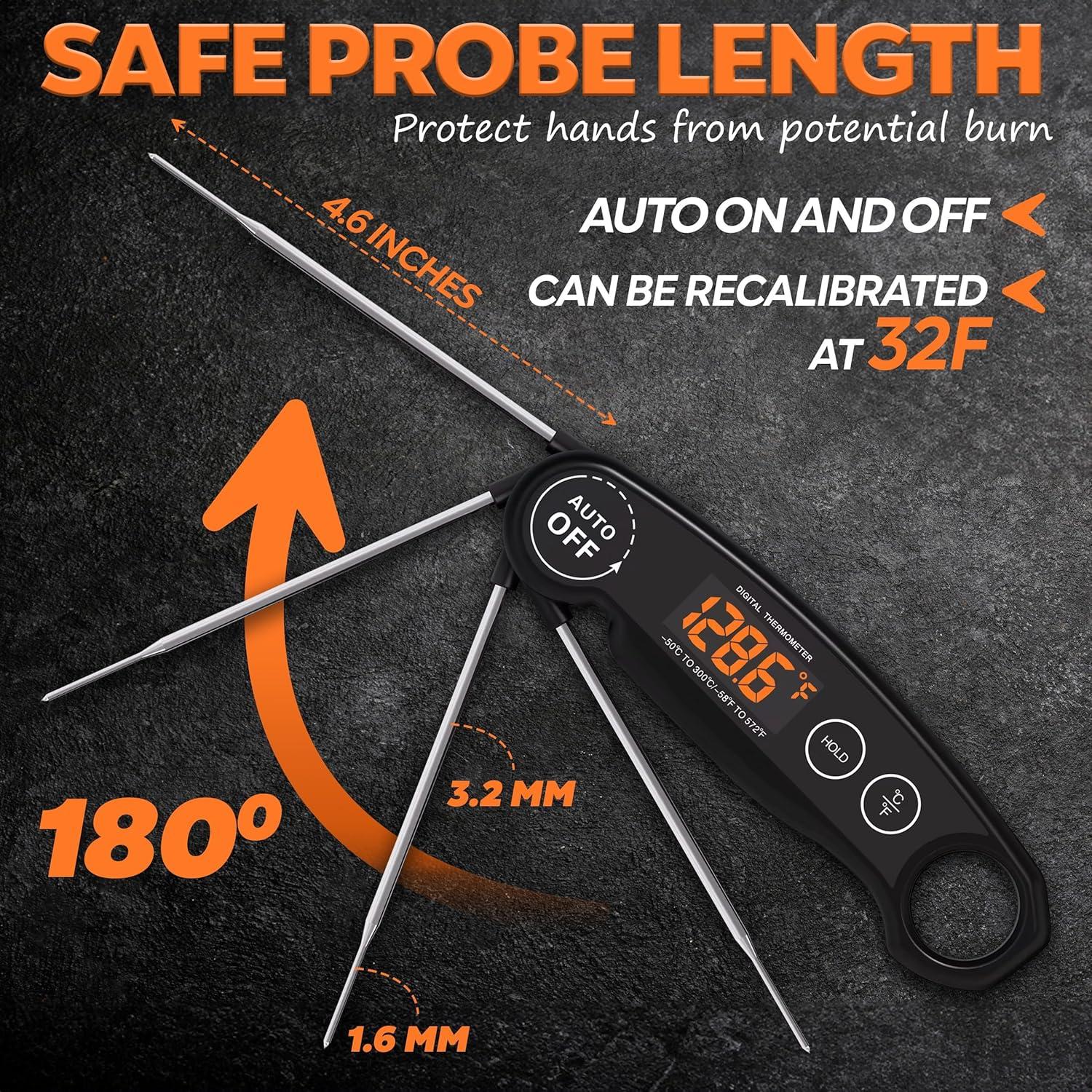 Termómetro Digital Instantáneo Famoos Recargable IP65 300°C