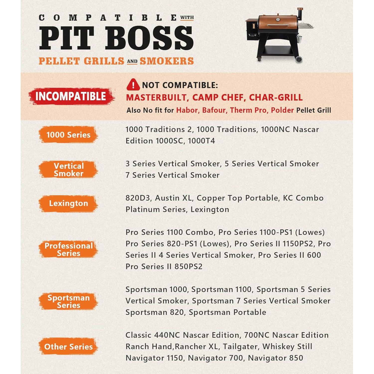 Sonda de Carne YAOAWE para Parrillas Pit Boss - 2 Paquetes