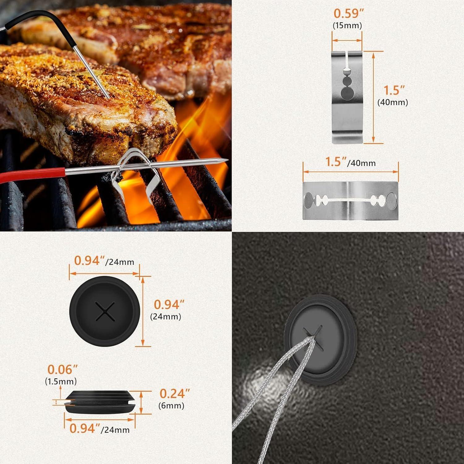 Sonda de Carne YAOAWE para Parrillas Pit Boss - 2 Paquetes