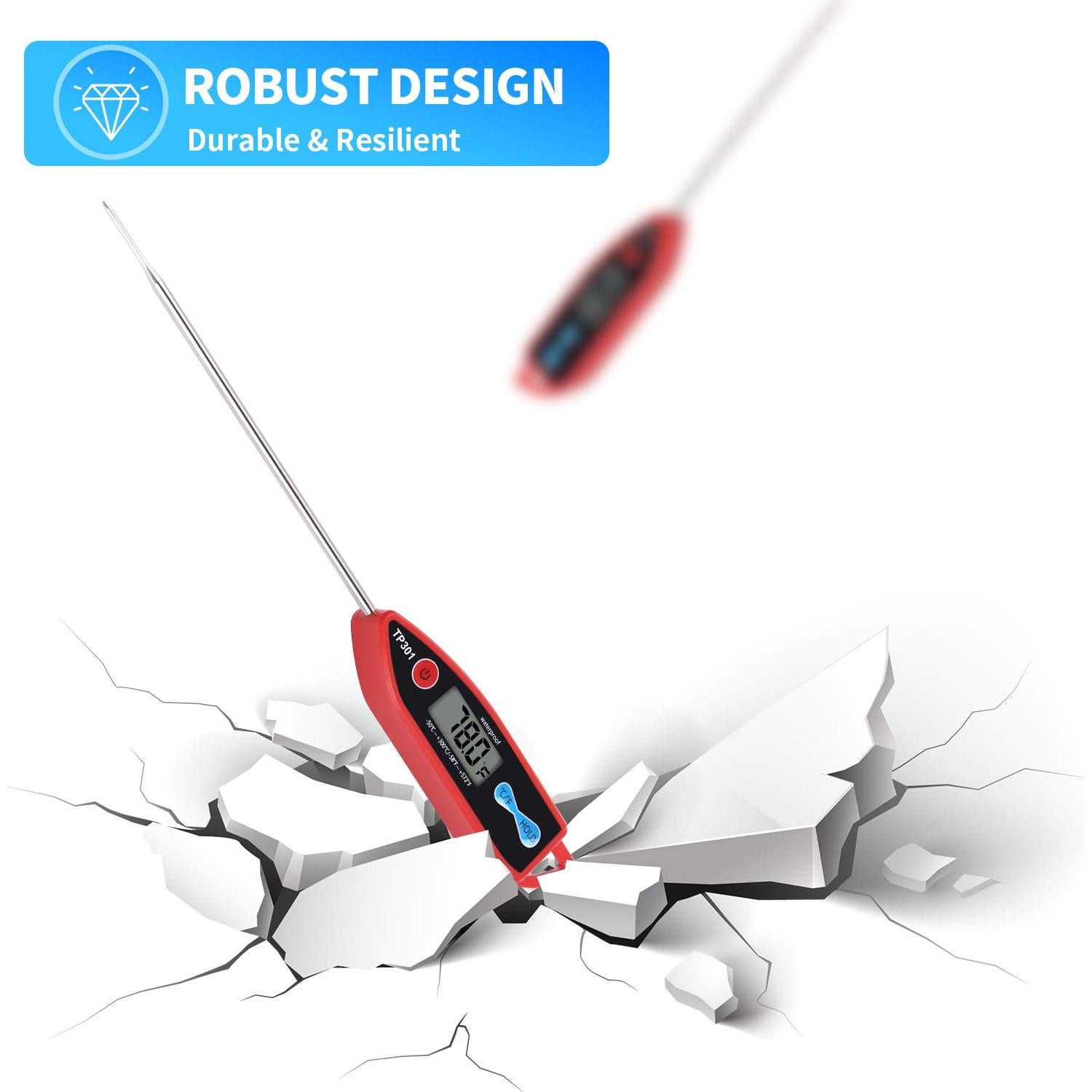 Termómetro Digital de Cocina Yacumama IPX7 Sonda Larga