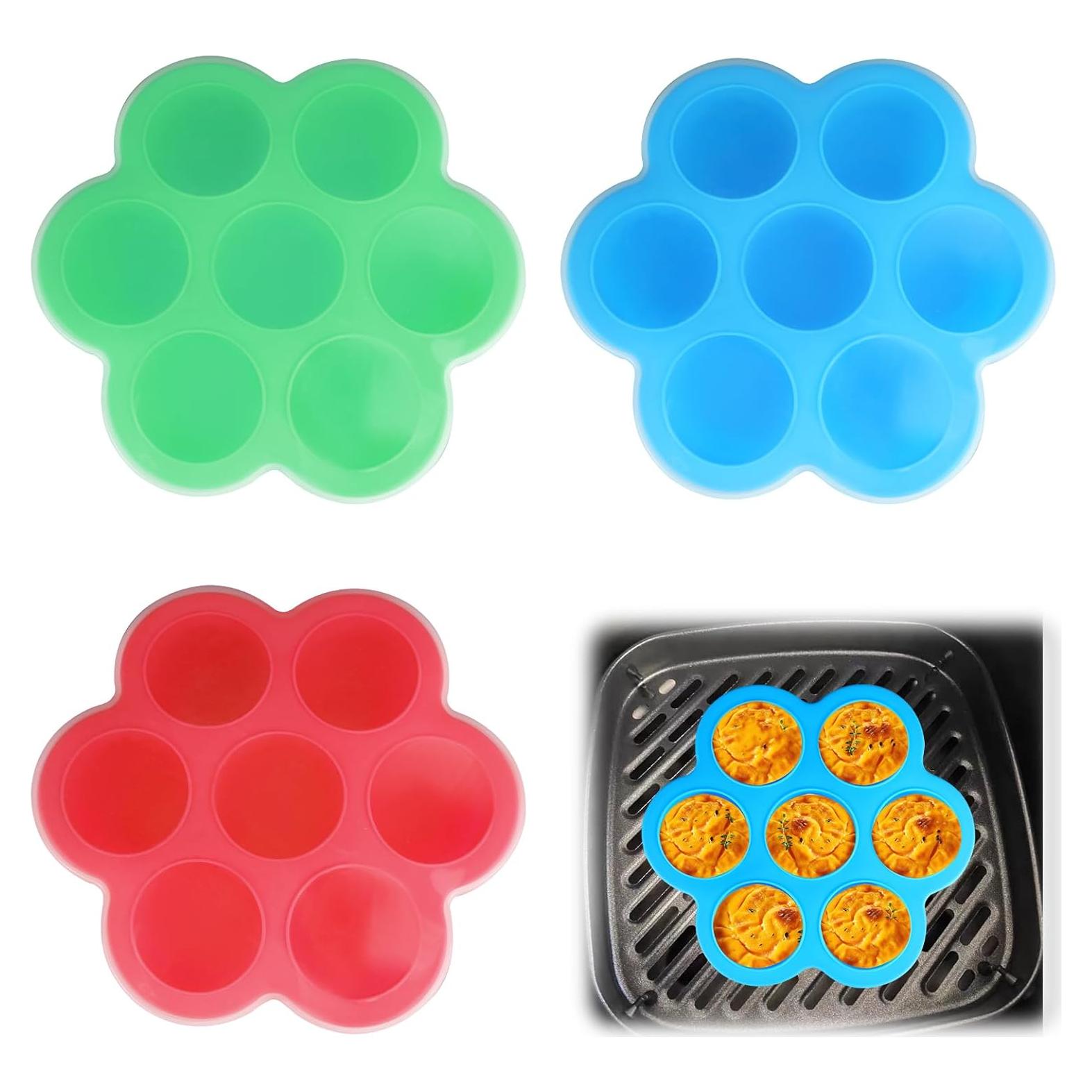 Molde de Silicona para Huevos Qicfrk 20 cm Reutilizable