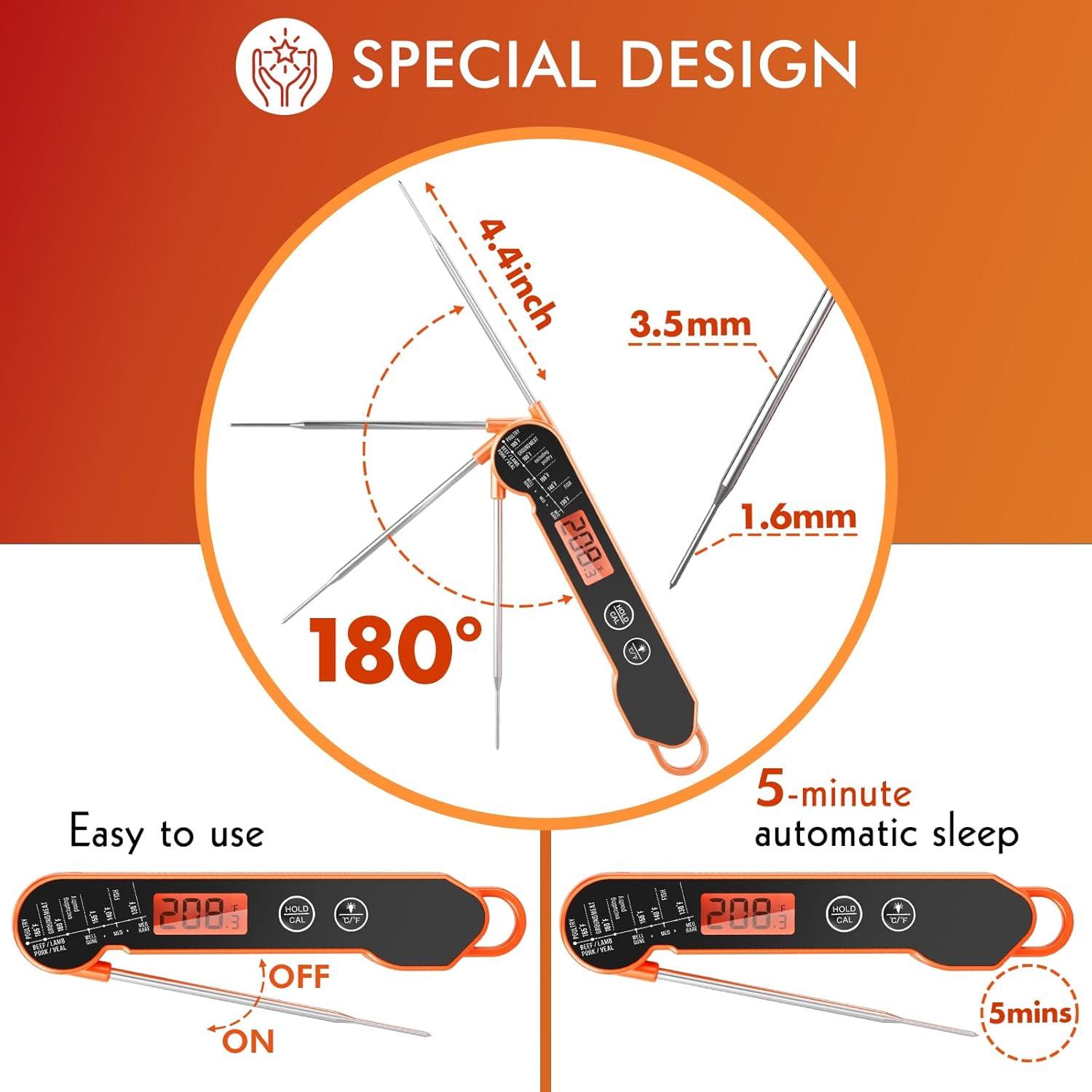 Termómetro Digital de Carne CaloriMastery DT-90 IP65