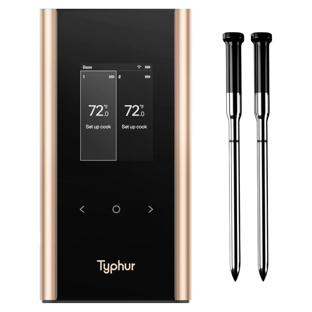 Termómetro de Carne Inalámbrico Typhur Sync Gold 2 Probes
