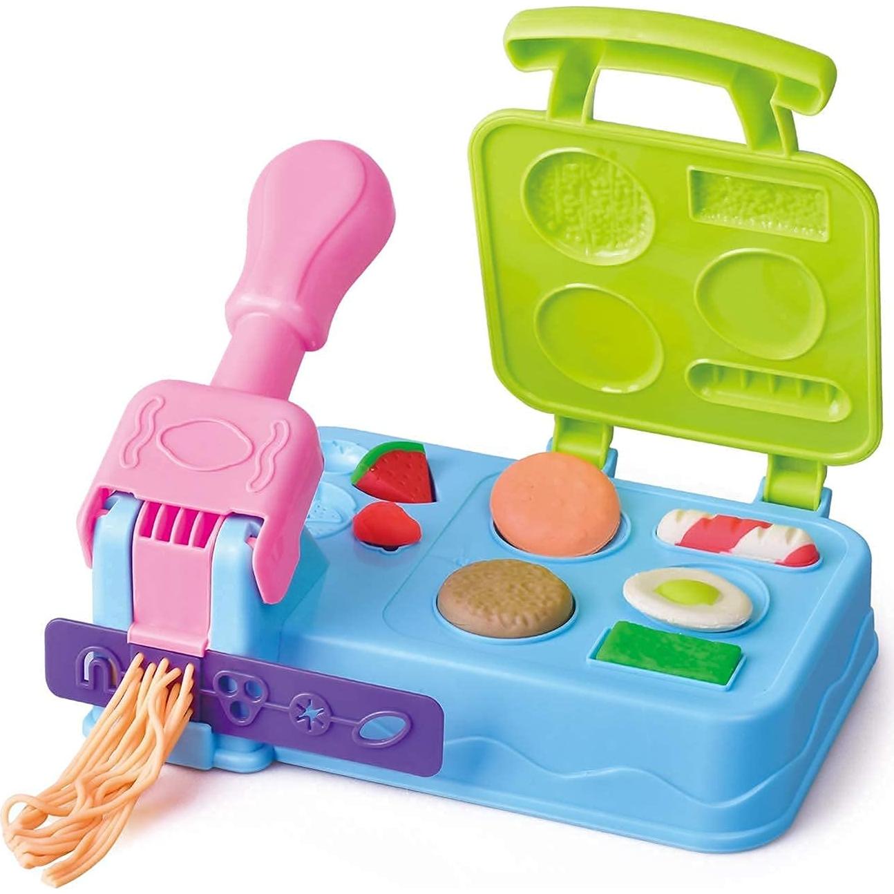 Set de Juguetes de Masa Qidisi Barbacoa 21 Accesorios