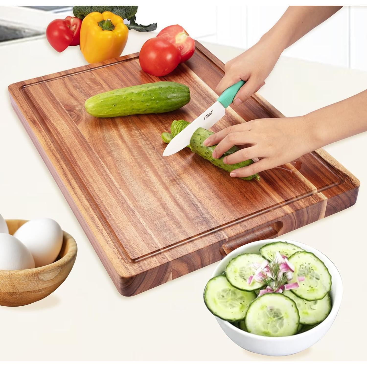 Tabla de Cortar Grande GAOMON Madera Acacia 50.8x38cm