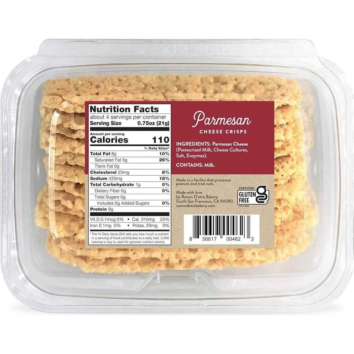 Crisps de Parmesano Perfectos 85g - 100% Queso