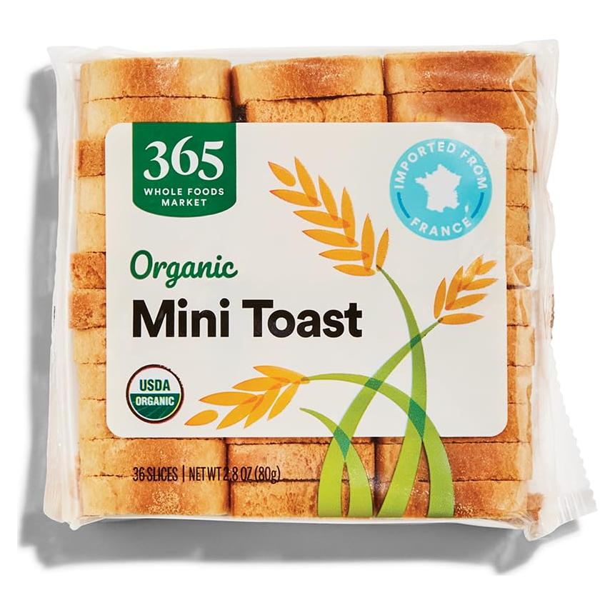 Tostadas Mini Orgánicas 365 Whole Foods 79 g