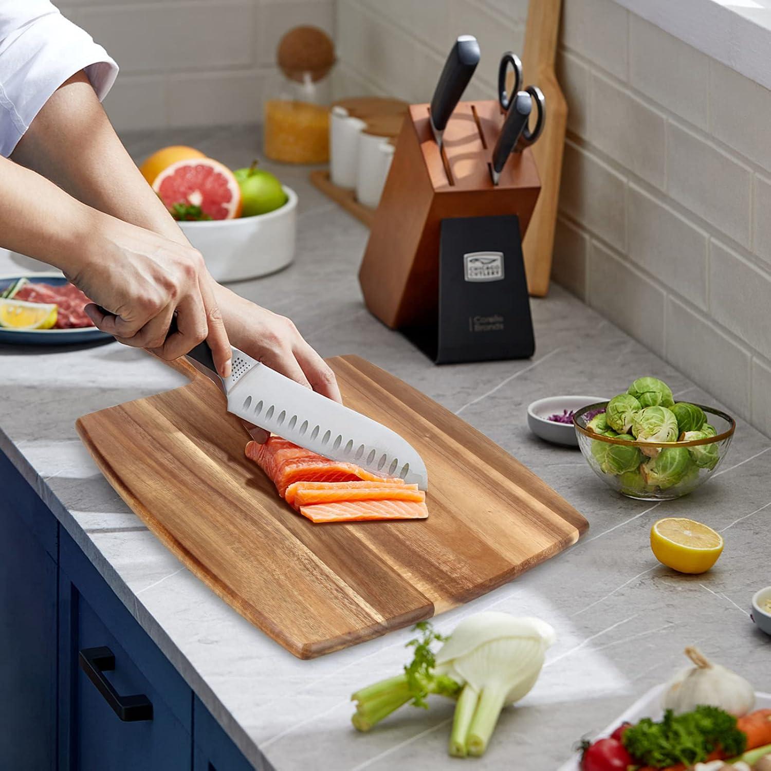 Tabla de Cortar Grande Ayiaren Madera Acacia 43x33 cm