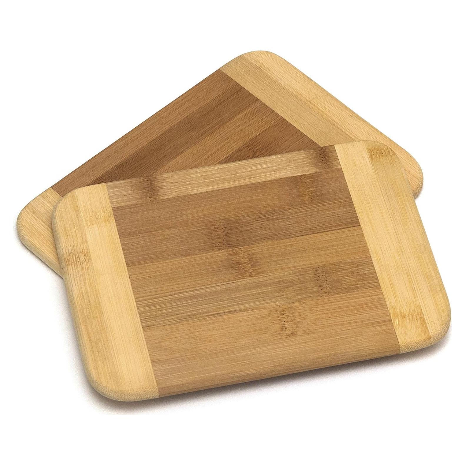 Juego de 2 Tableros de Corte Lipper Internacional Bambú 20x15 cm