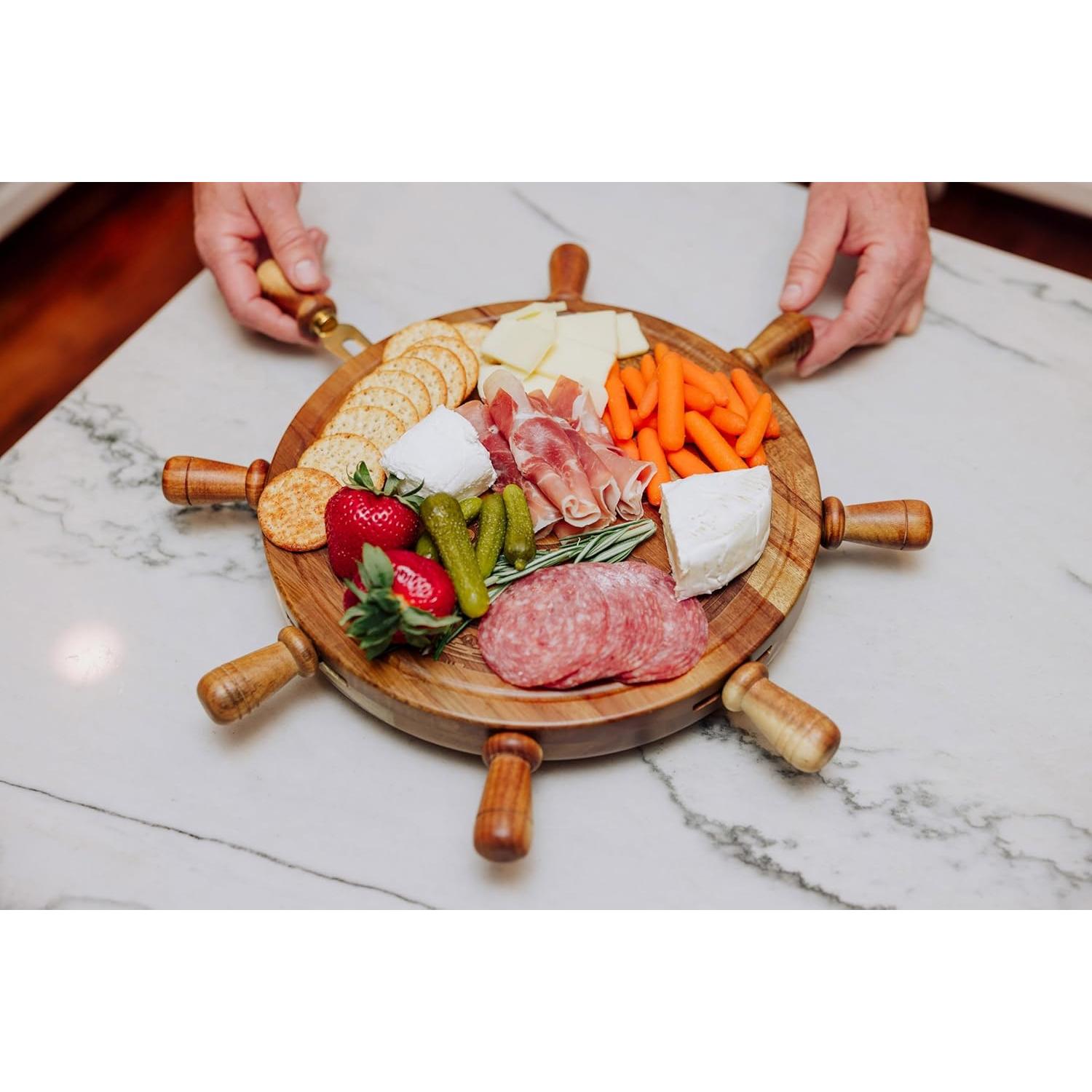 Tabla de Queso Giratoria PICNIC TIME Helmsman 30 cm Acacia