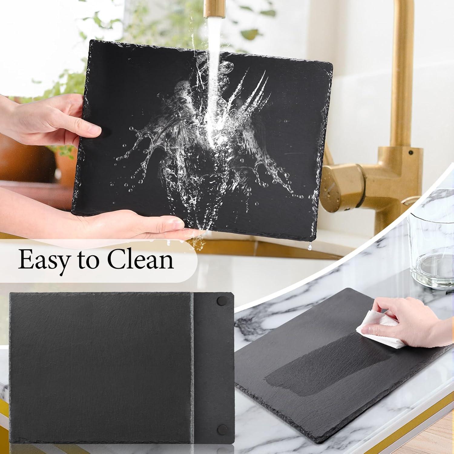 Tablas de Queso de Pizarra MAPRIAL 30x25 cm Paquete de 4