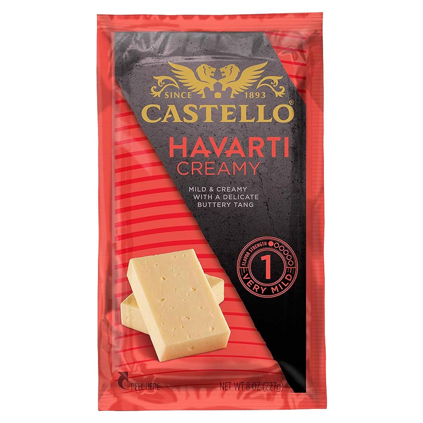 Queso Havarti Cremoso Castello 227g - Suave y Aromático
