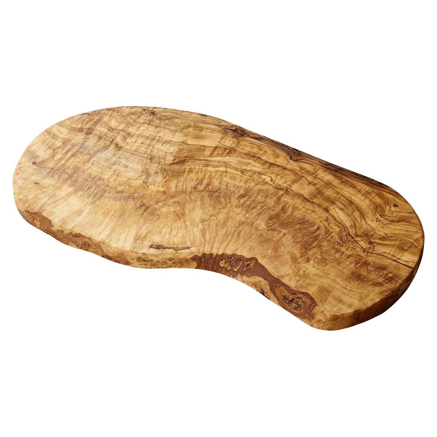 Tabla de cortar de madera de olivo Naturally Med 35,56 cm