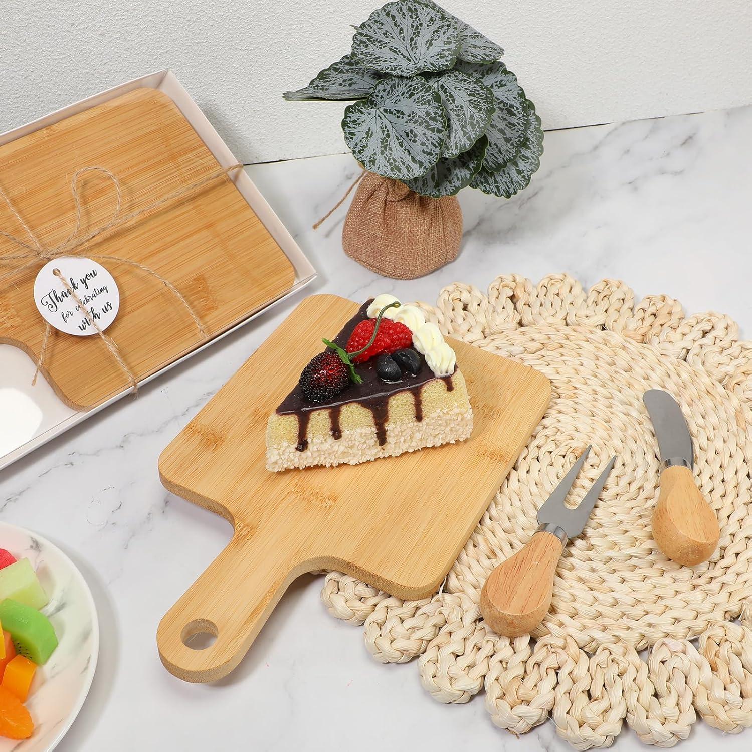 Conjunto de Tabla de Queso Nuogo 16 Piezas Bambú Regalo