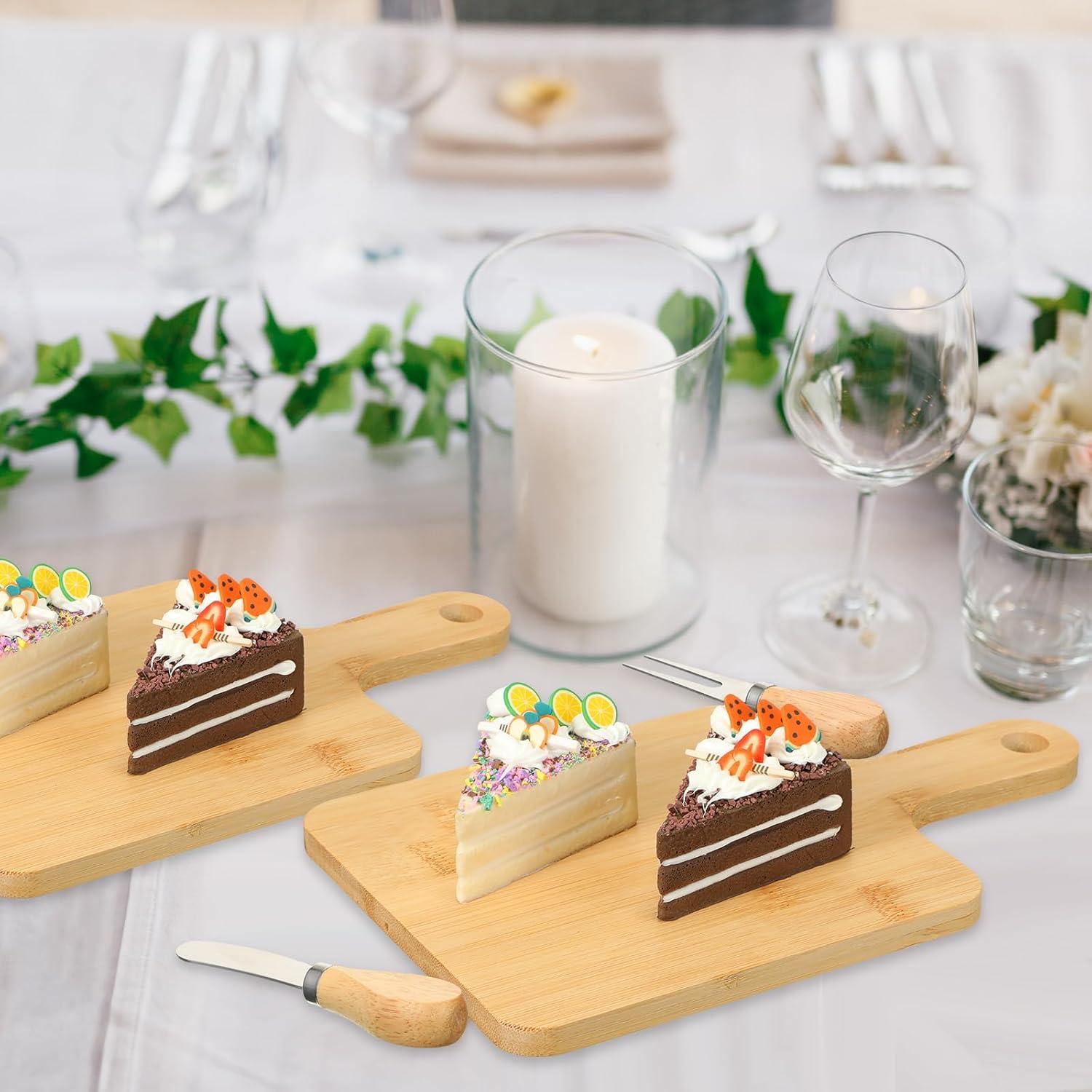 Conjunto de Tabla de Queso Nuogo 16 Piezas Bambú Regalo