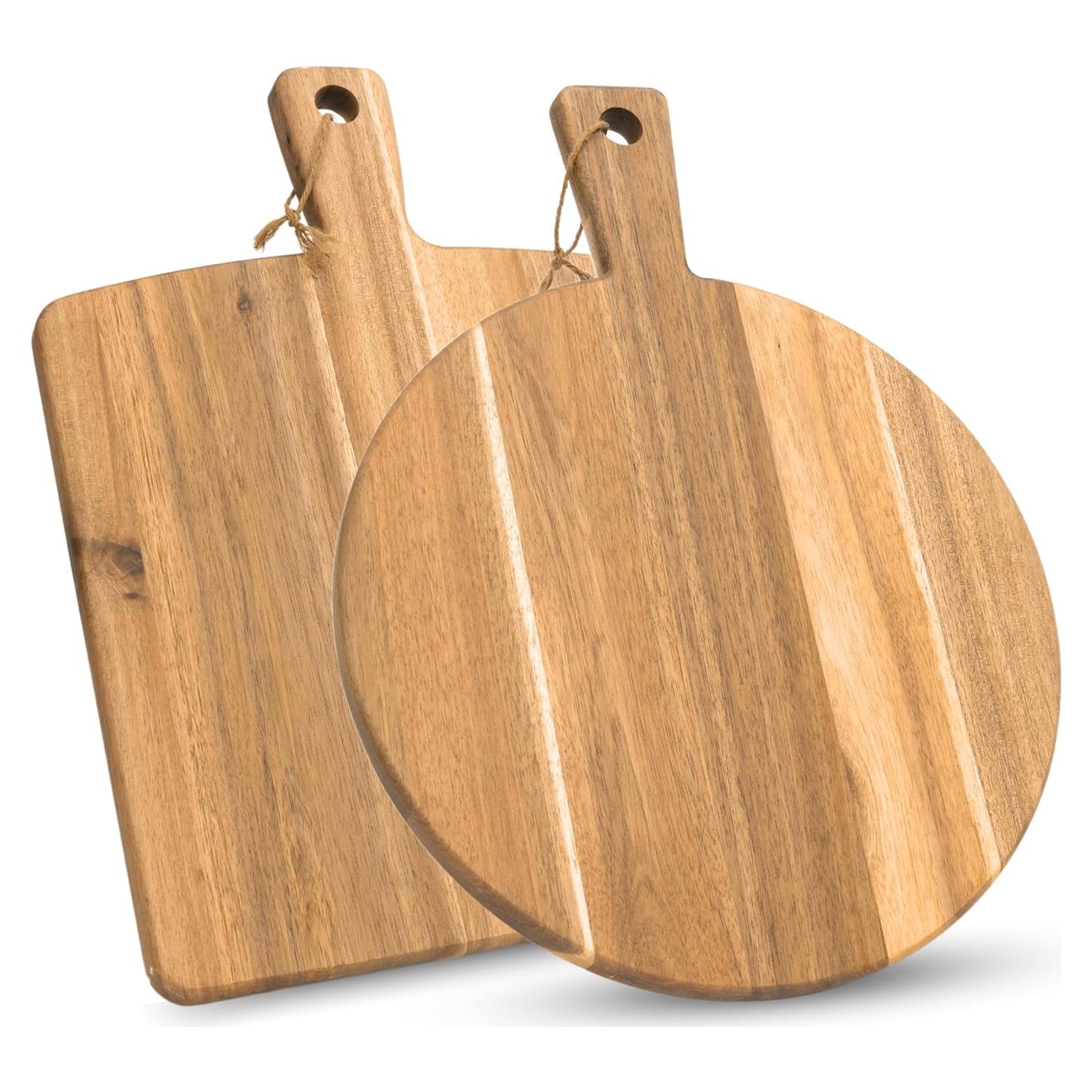 Juego de Tablas de Cortar KOLWOVEN Madera Acacia 2 Piezas