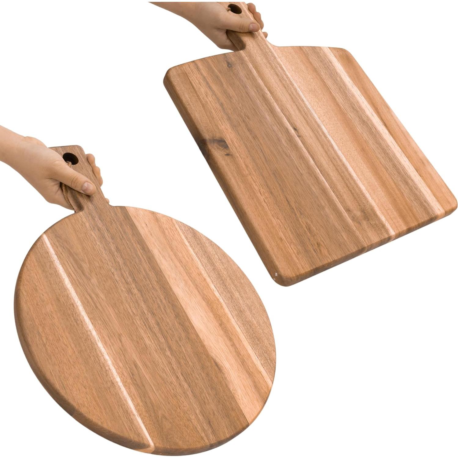 Juego de Tablas de Cortar KOLWOVEN Madera Acacia 2 Piezas
