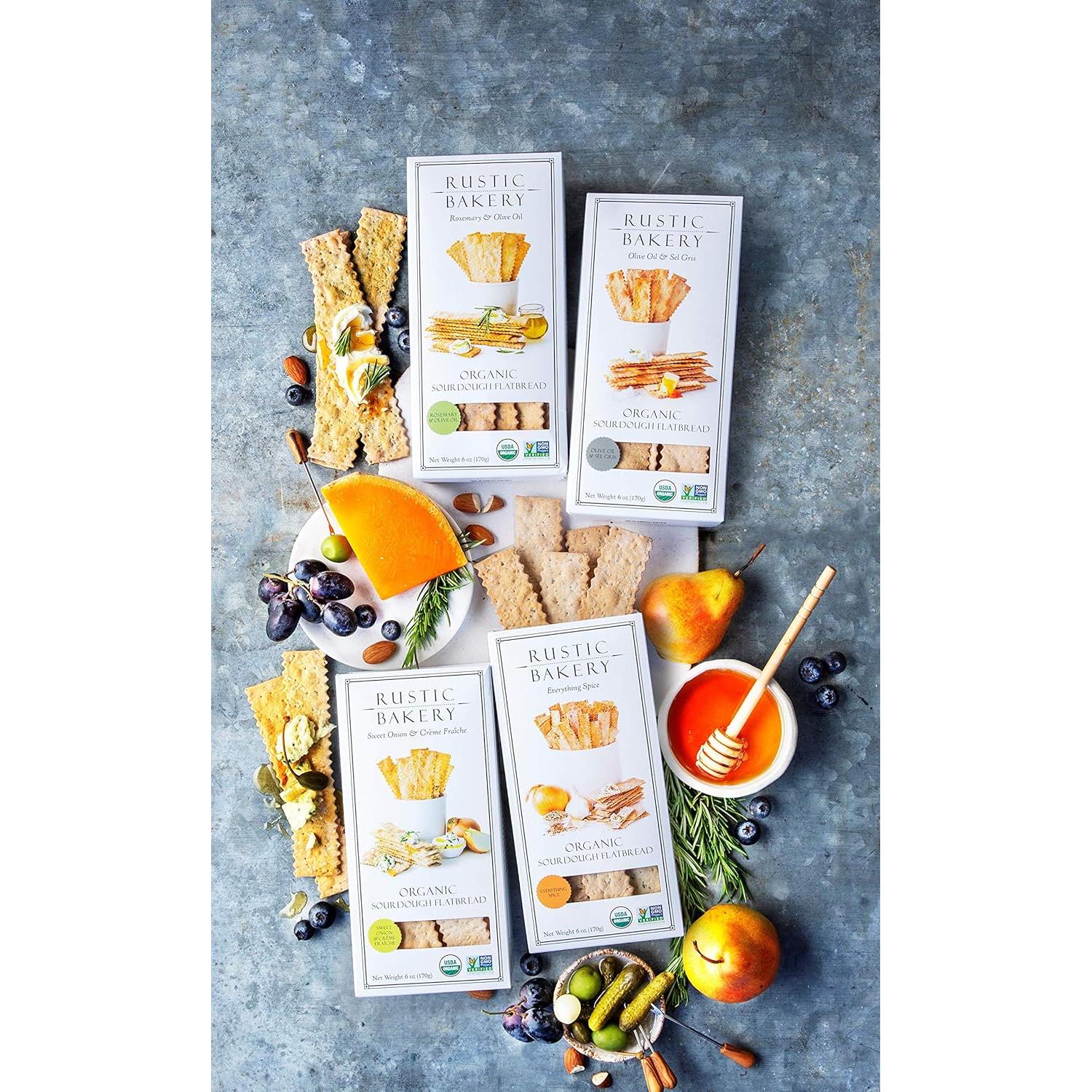 Pan plano de masa madre Rustic Bakery 170 g aceite oliva