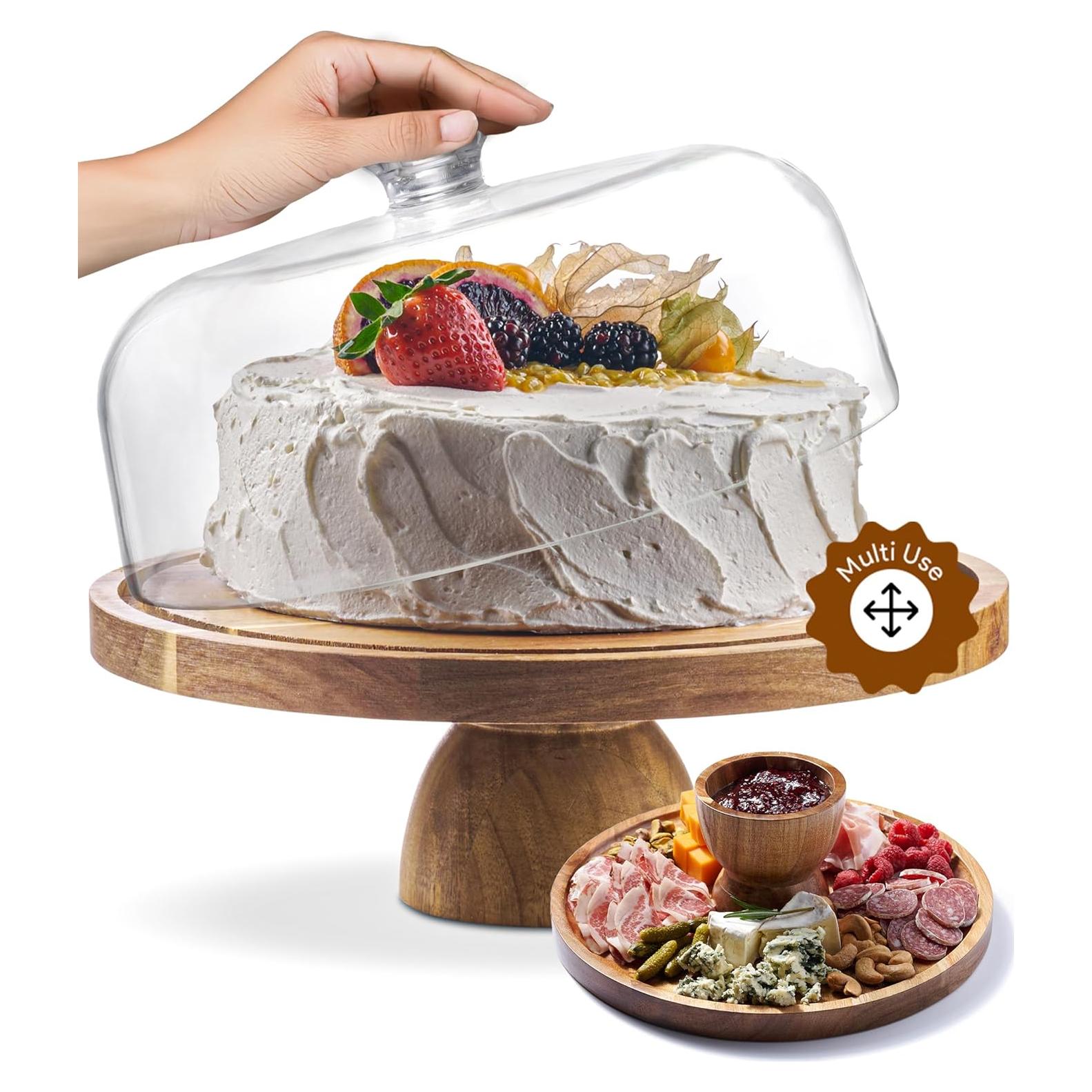 Soporte para Pasteles Redondo Homesphere 30,48 cm con Tapa