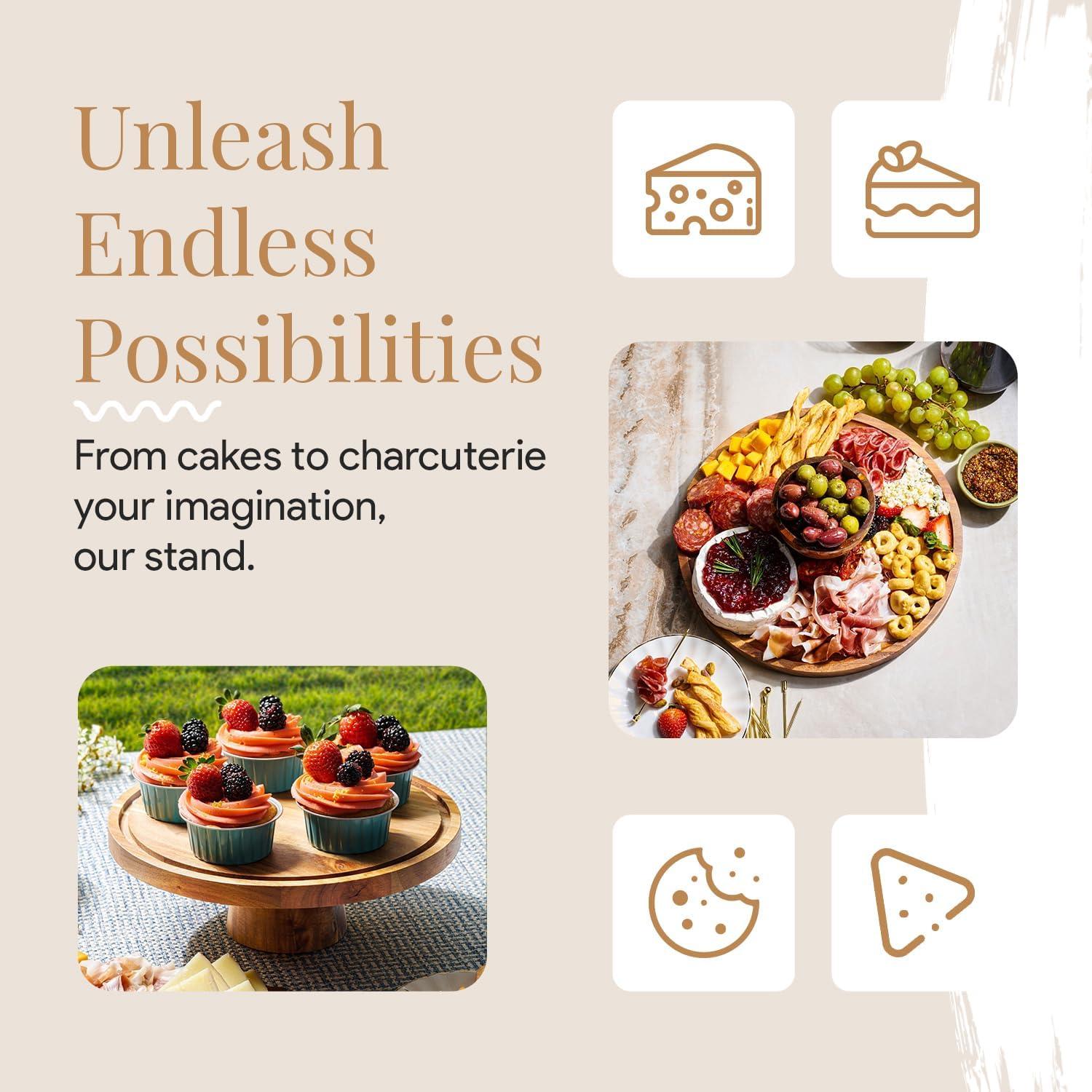 Soporte para Pasteles Redondo Homesphere 30,48 cm con Tapa