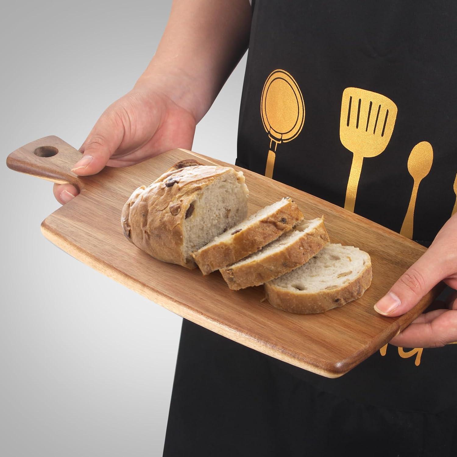 Tabla de Cortar de Madera de Acacia Ayiaren 38,1x17,8 cm