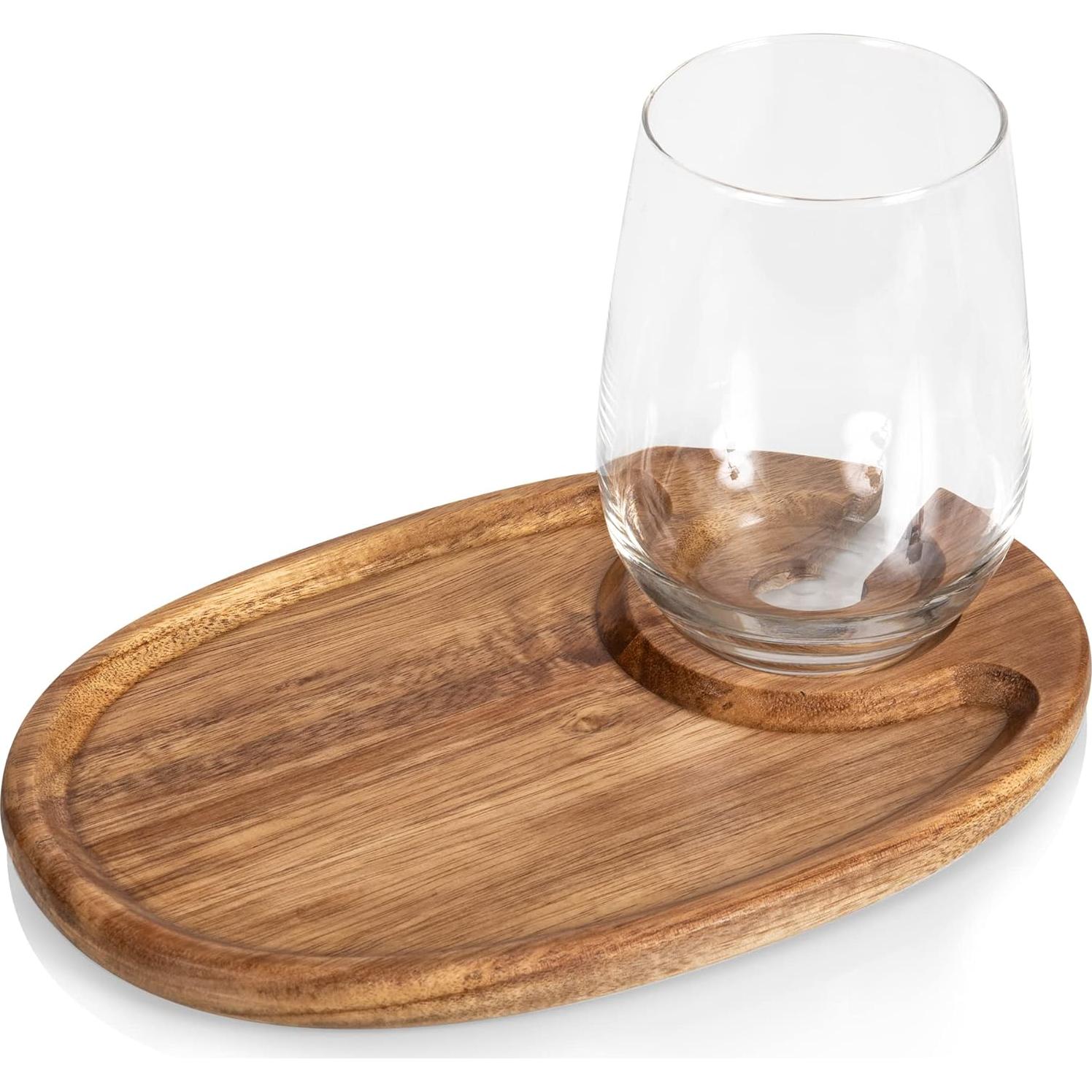 Set de Platos de Aperitivos de Vino Picnic Time 4 Piezas