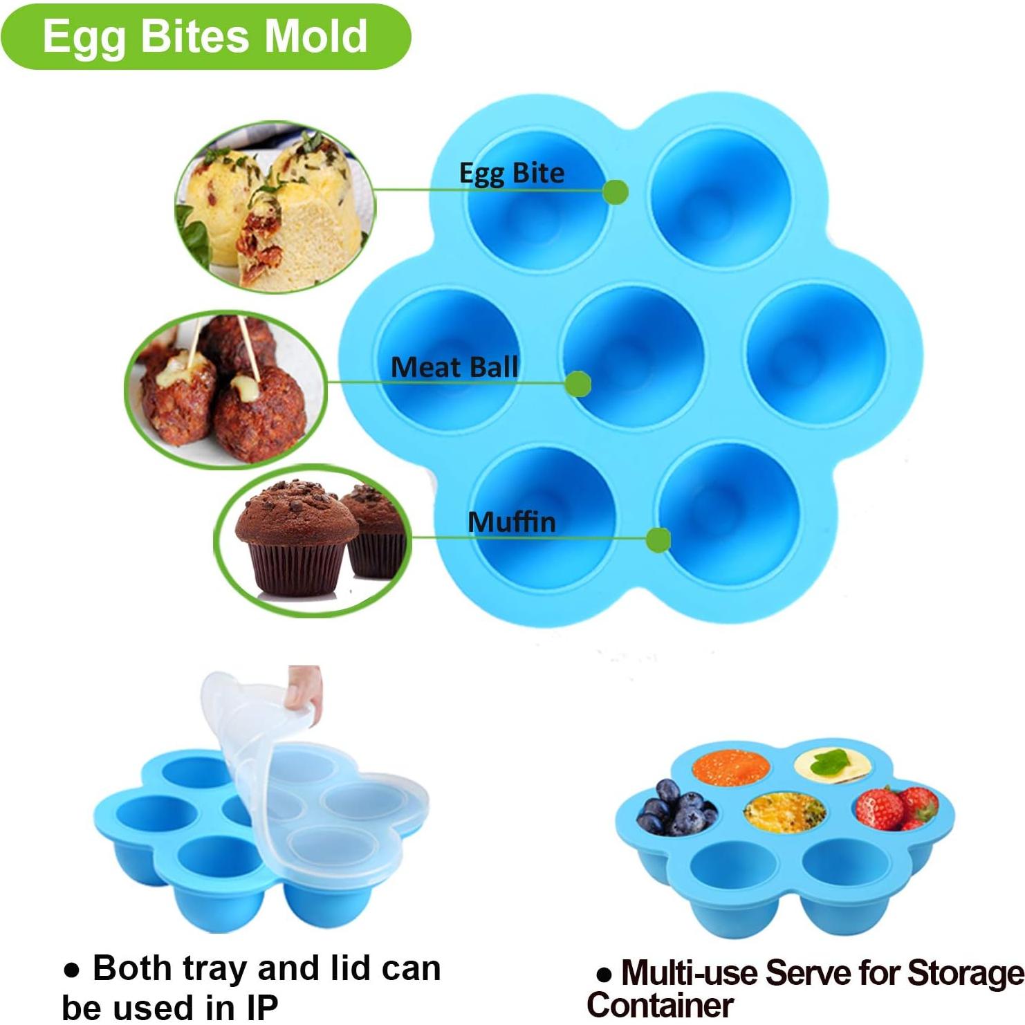 Moldes de Silicona para Huevos Instant Pot 6 y 8 Qt