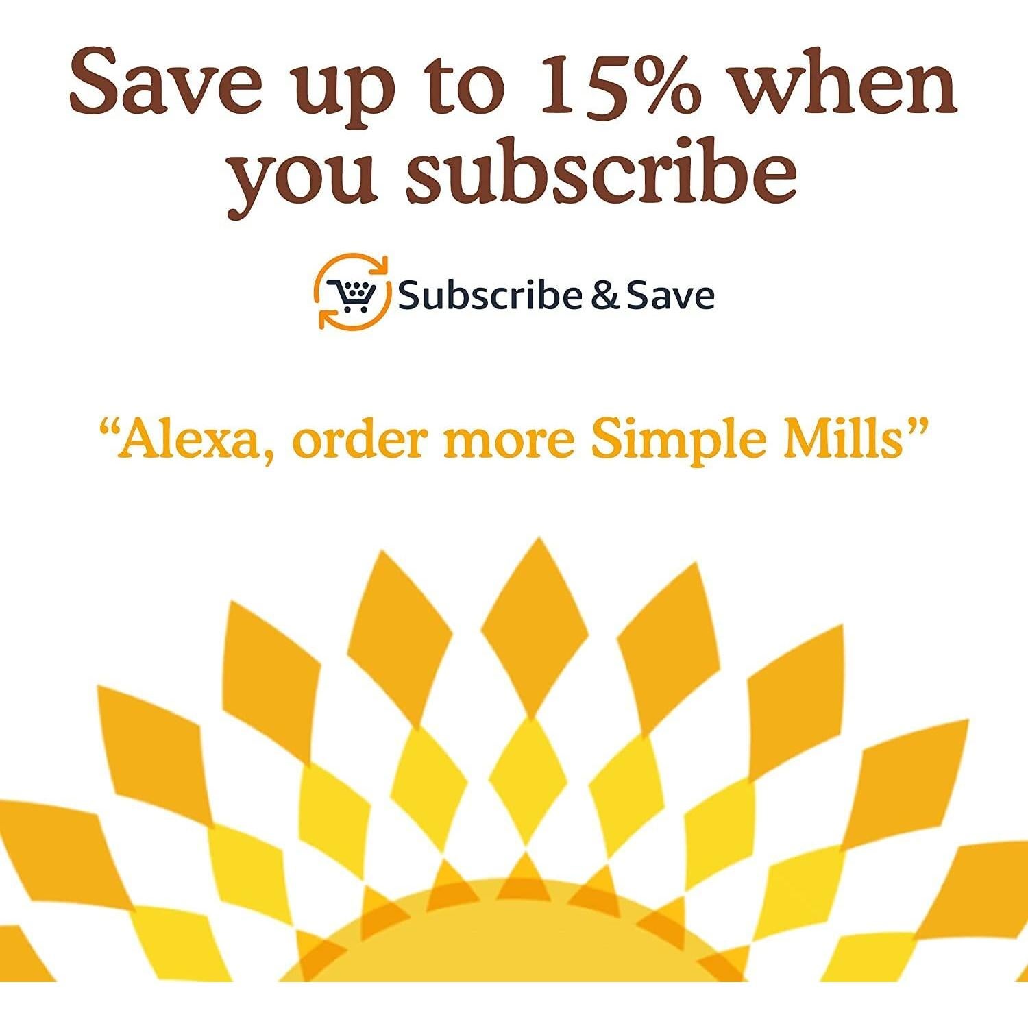 Galletas de Almendra Simple Mills Romero y Sal Marina 120g