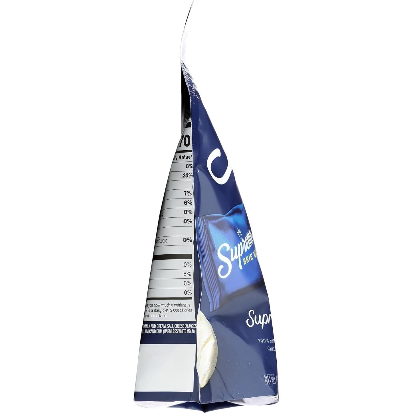 Bocados de Brie Supreme 124g - Queso Cremoso Gourmet