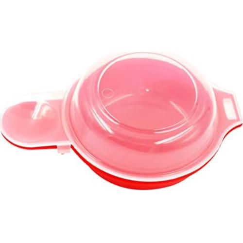 Cocedor de Huevos HORNO Set de 2 Antiadherente Rojo
