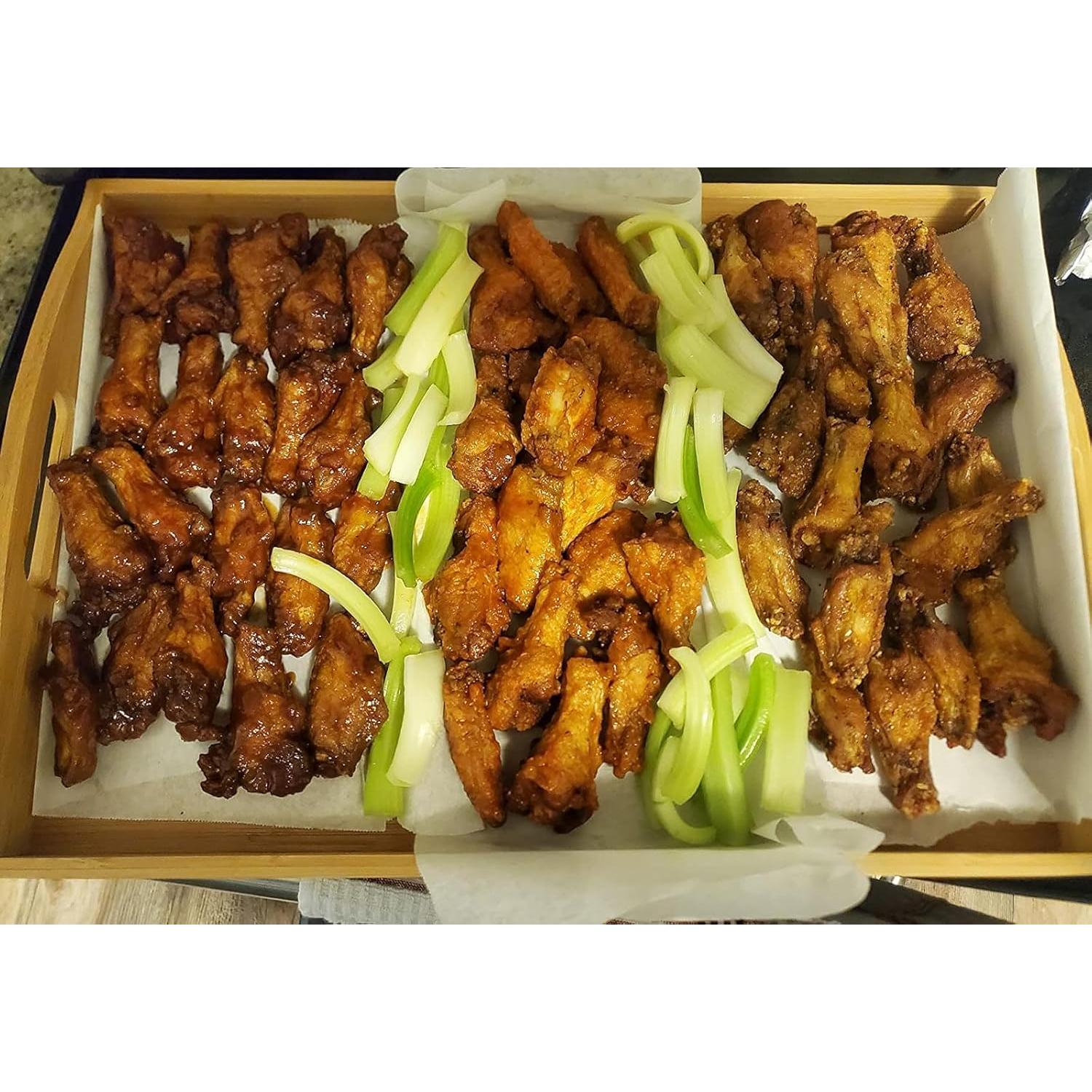 Set de Bandejas de Bambú PAFREWOG 3 Piezas 42x30cm