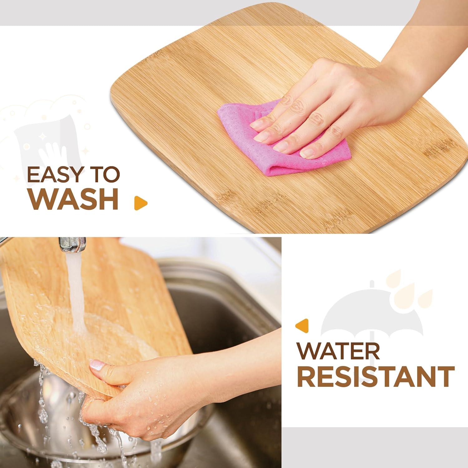 Juego de Tablas de Cortar de Bambú 3 Piezas - Bambüsi