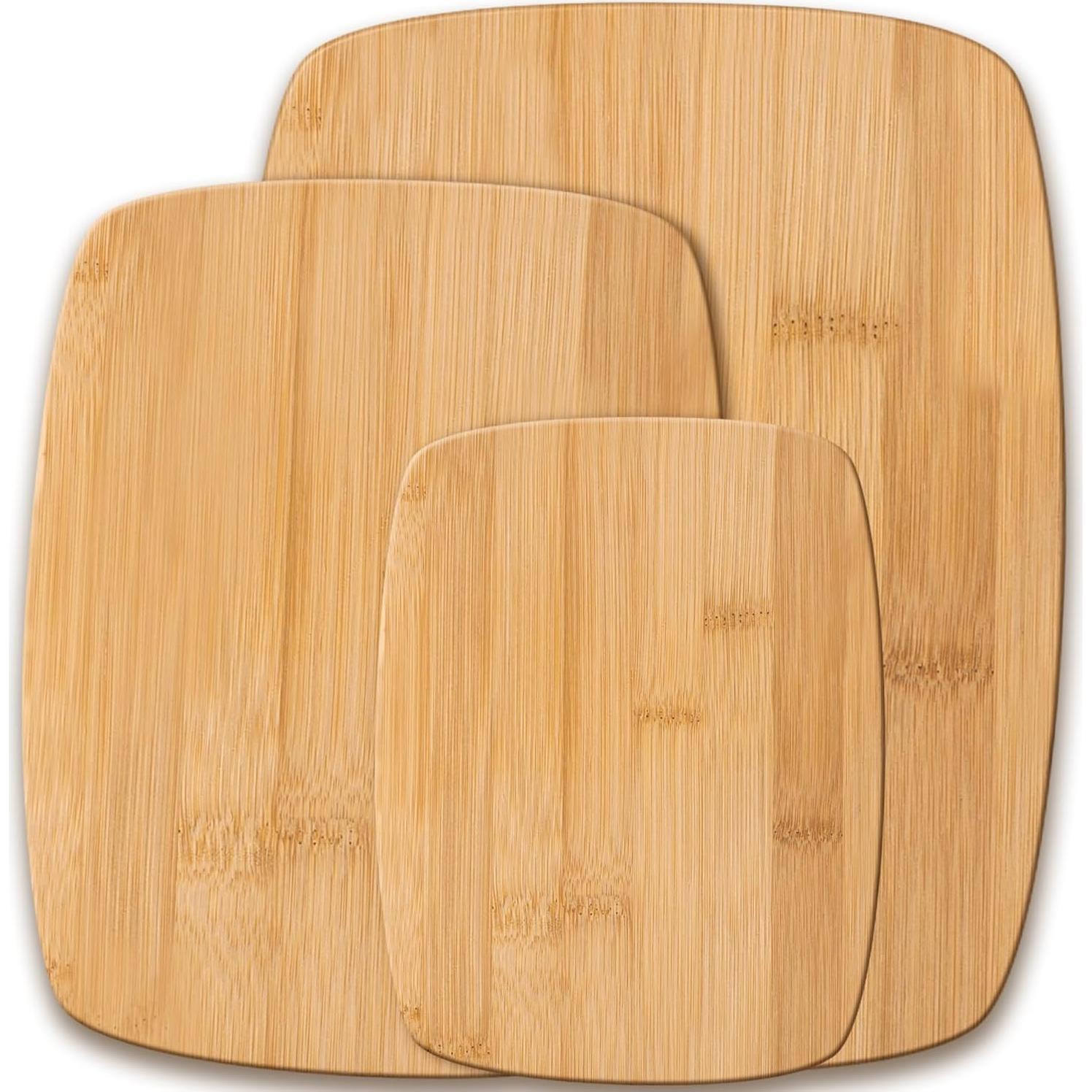 Juego de Tablas de Cortar de Bambú 3 Piezas - Bambüsi