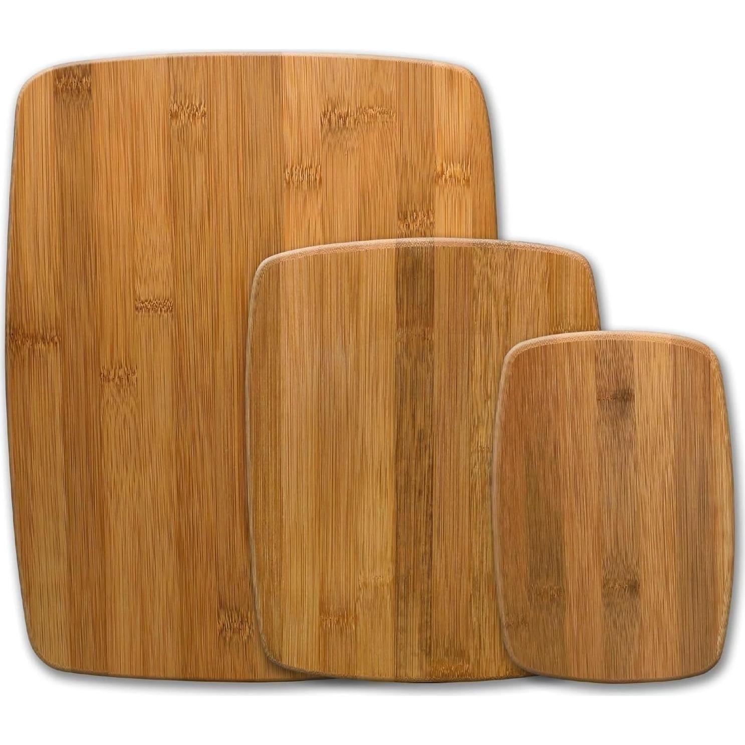 Juego de Tablas de Cortar de Bambú 3 Piezas - Bambüsi