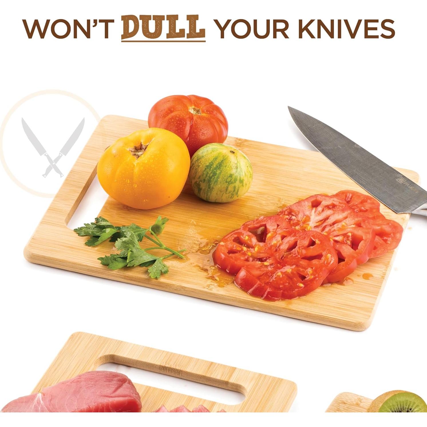 Tabla de Cortar de Bambúsi 32 x 23 cm Ecológica Natural