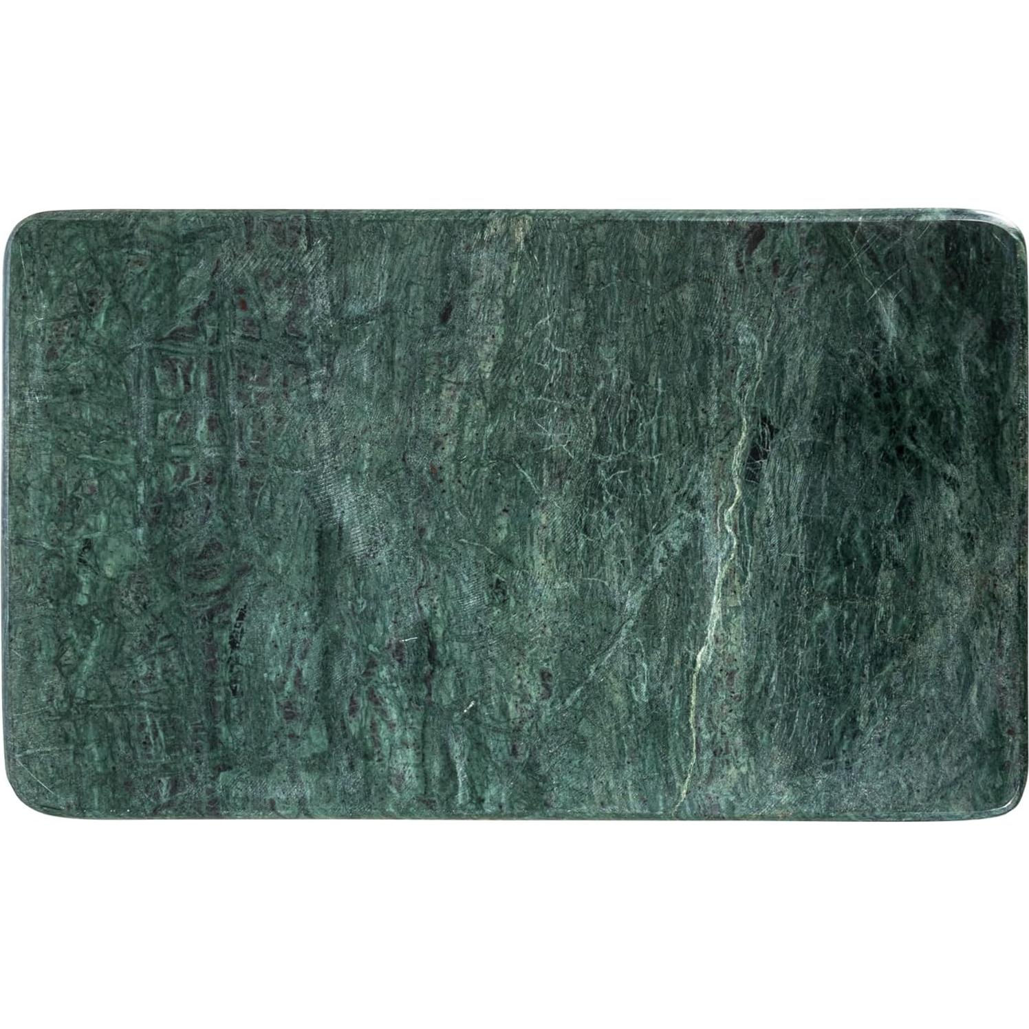 Tabla de Queso de Mármol Verde Bloomingville 38x22 cm