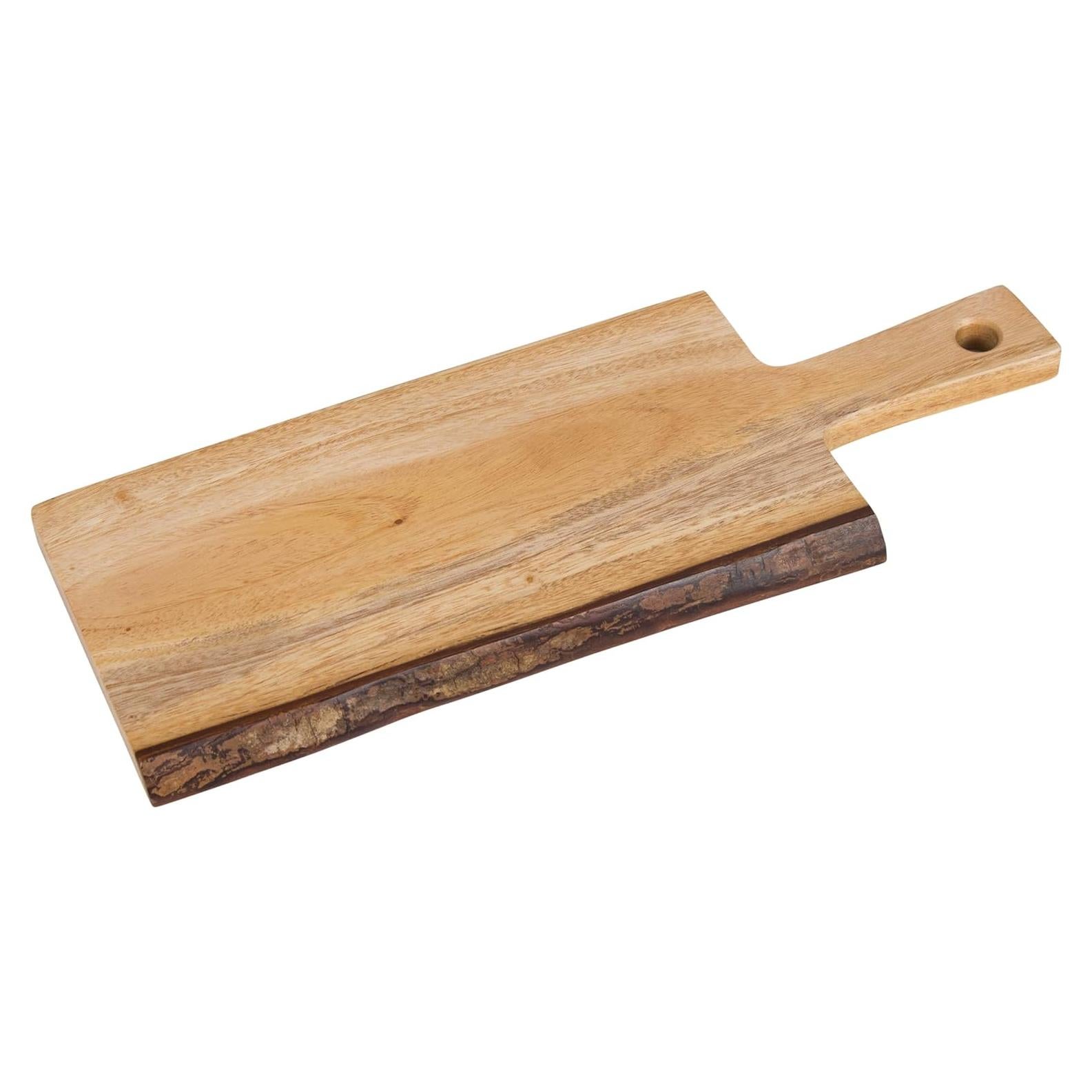 Tabla de Servir de Madera Maciza Creative Home 35,56x12,7cm
