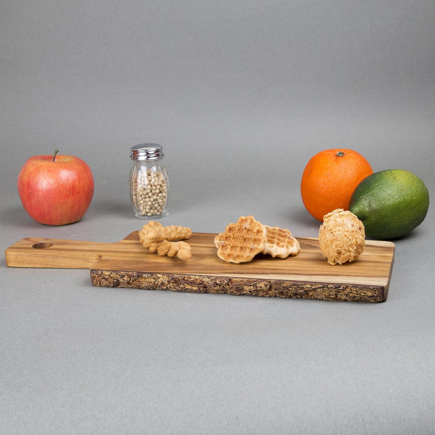 Tabla de Servir de Madera Maciza Creative Home 35,56x12,7cm