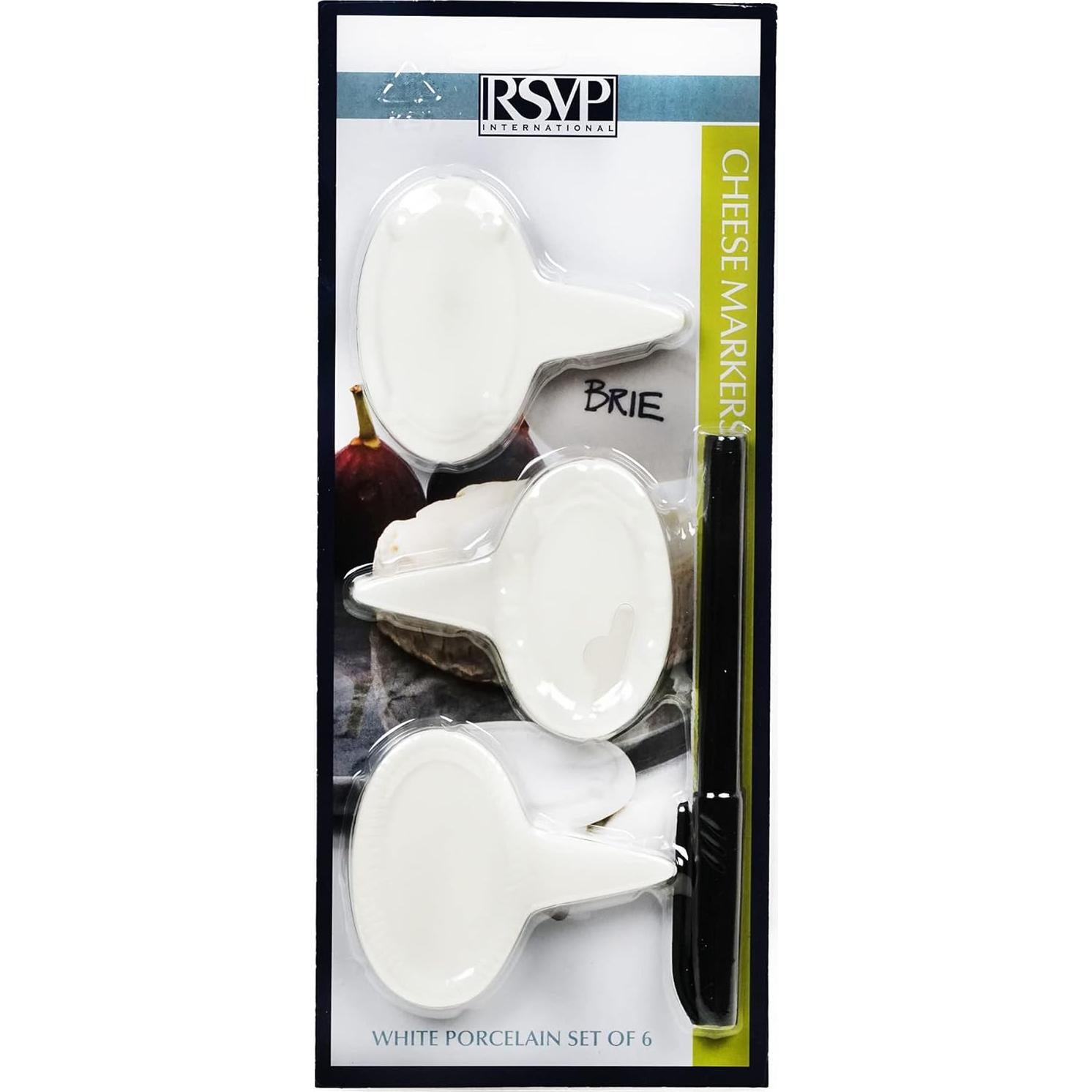 Set de Accesorios para Tabla de Queso RSVP Ovalado 6 Pzas