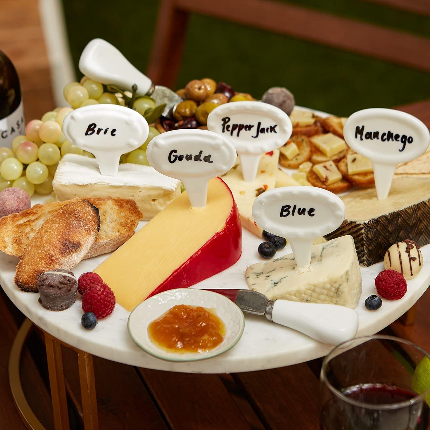 Set de Accesorios para Tabla de Queso RSVP Ovalado 6 Pzas