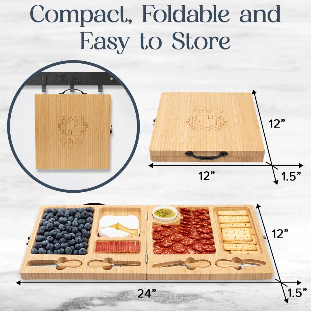 Tabla de Charcutería Plegable Storybook Living 61x30cm