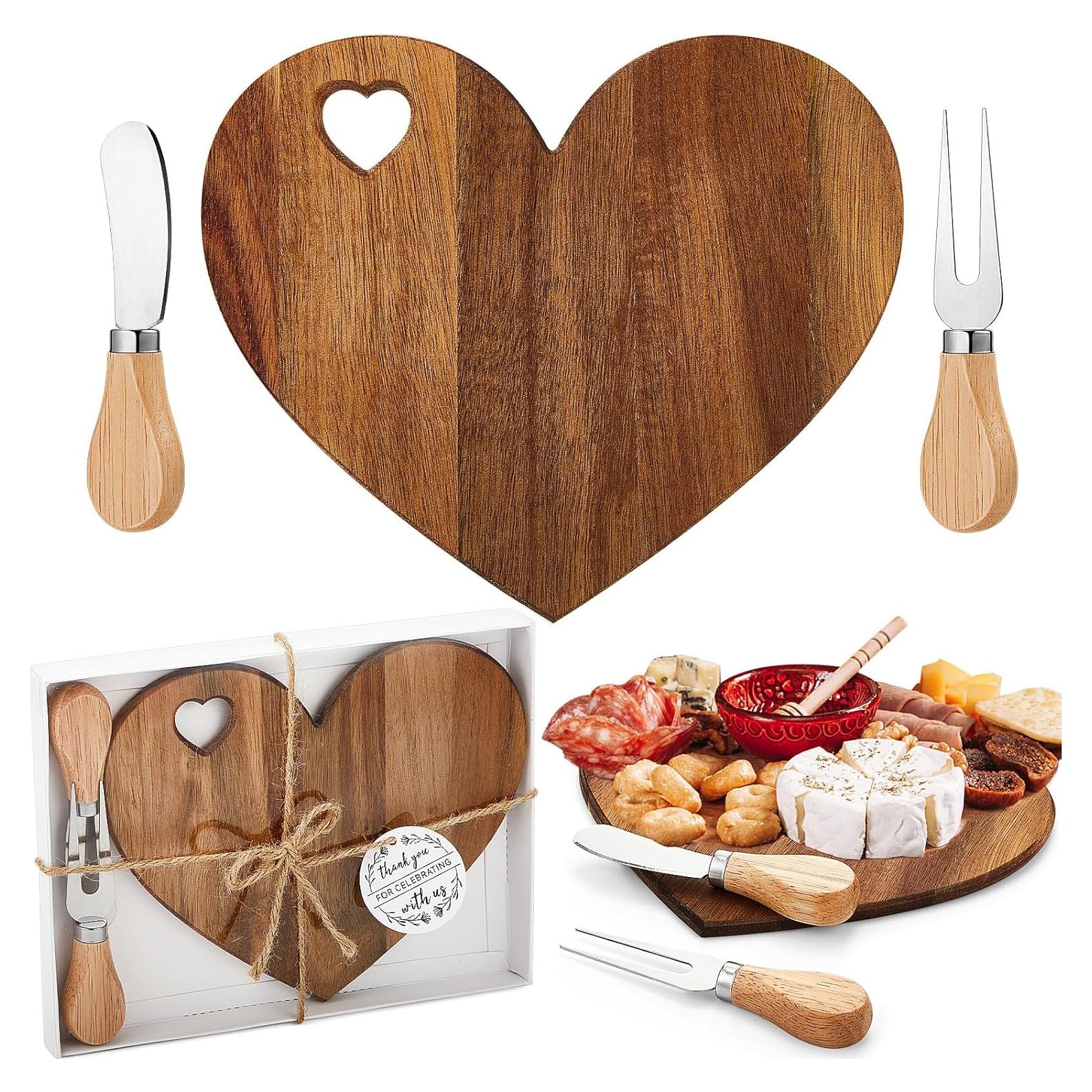 Conjunto de Tabla de Queso Patelai Corazón 1 Set Regalo
