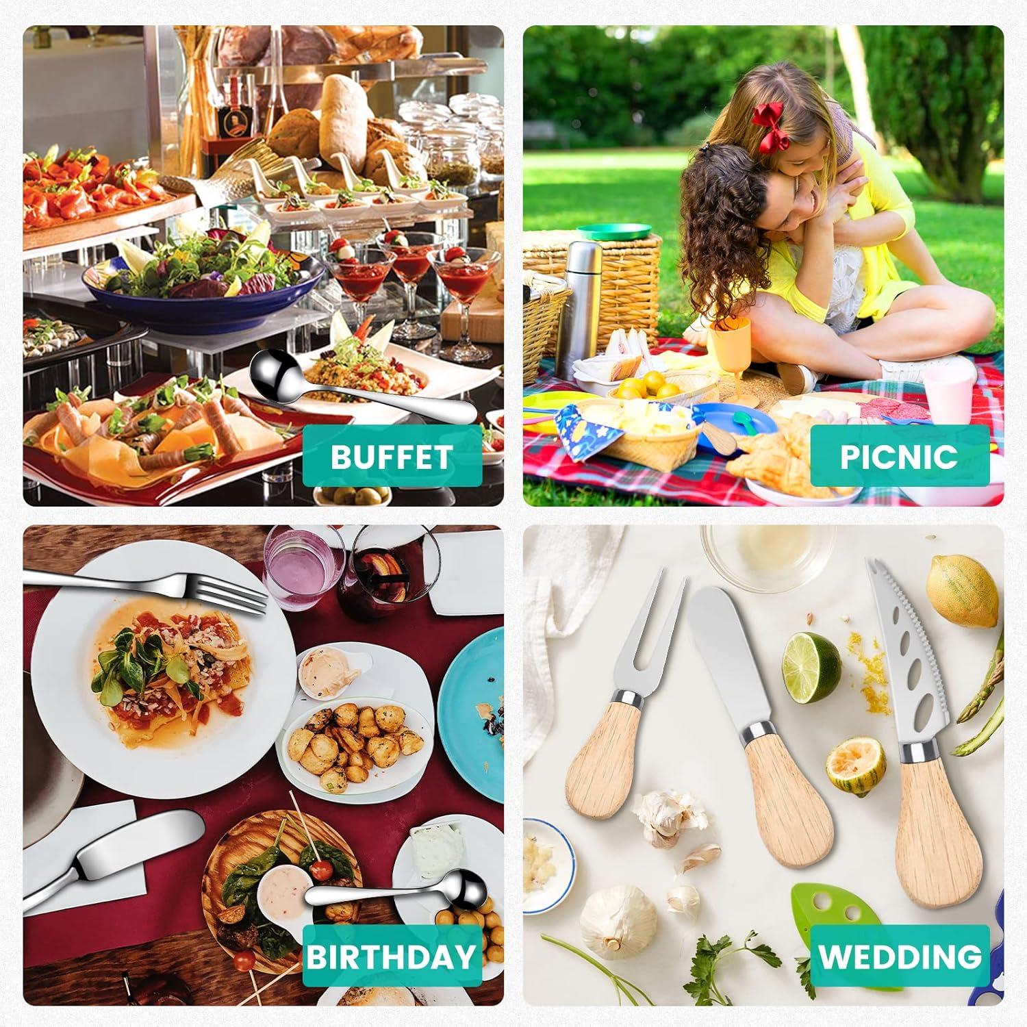 Set de Cuchillos para Queso LifeMusican 23 Piezas Madera