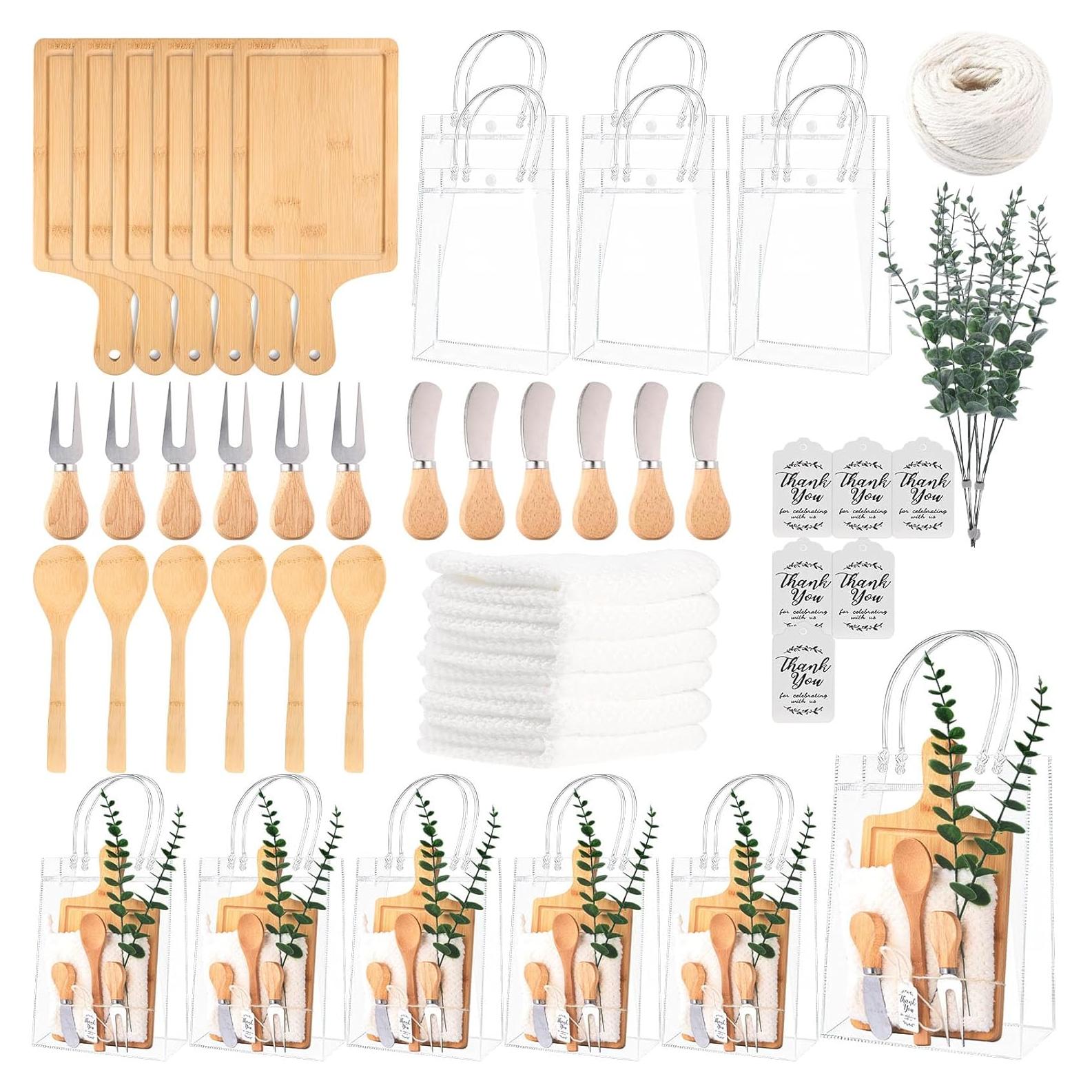 6 Sets de Premios Baby Shower CIEOVO con Tablas y Utensilios