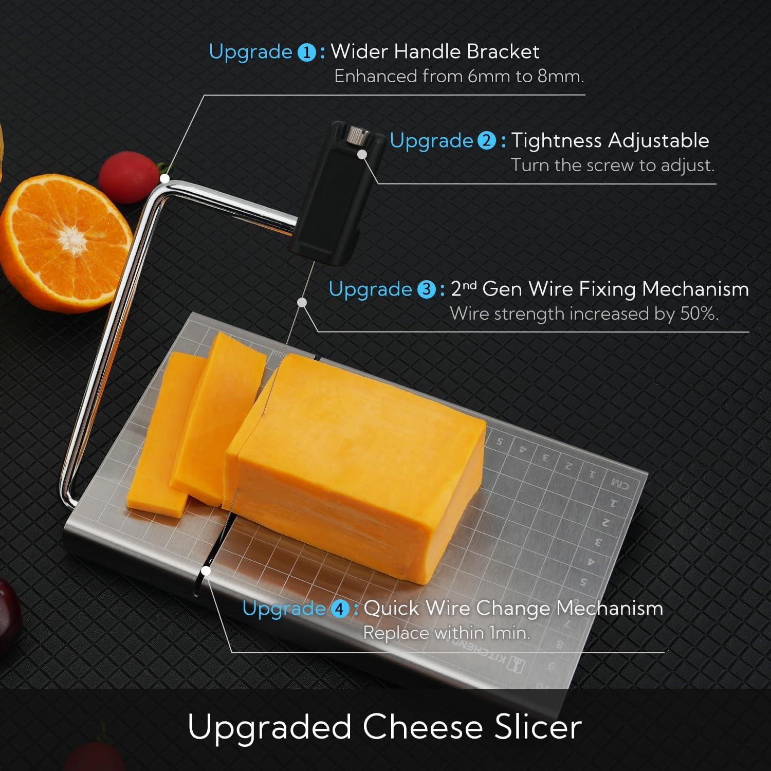 Cortador de Queso KITCHENDAO KD20326 Acero Inoxidable