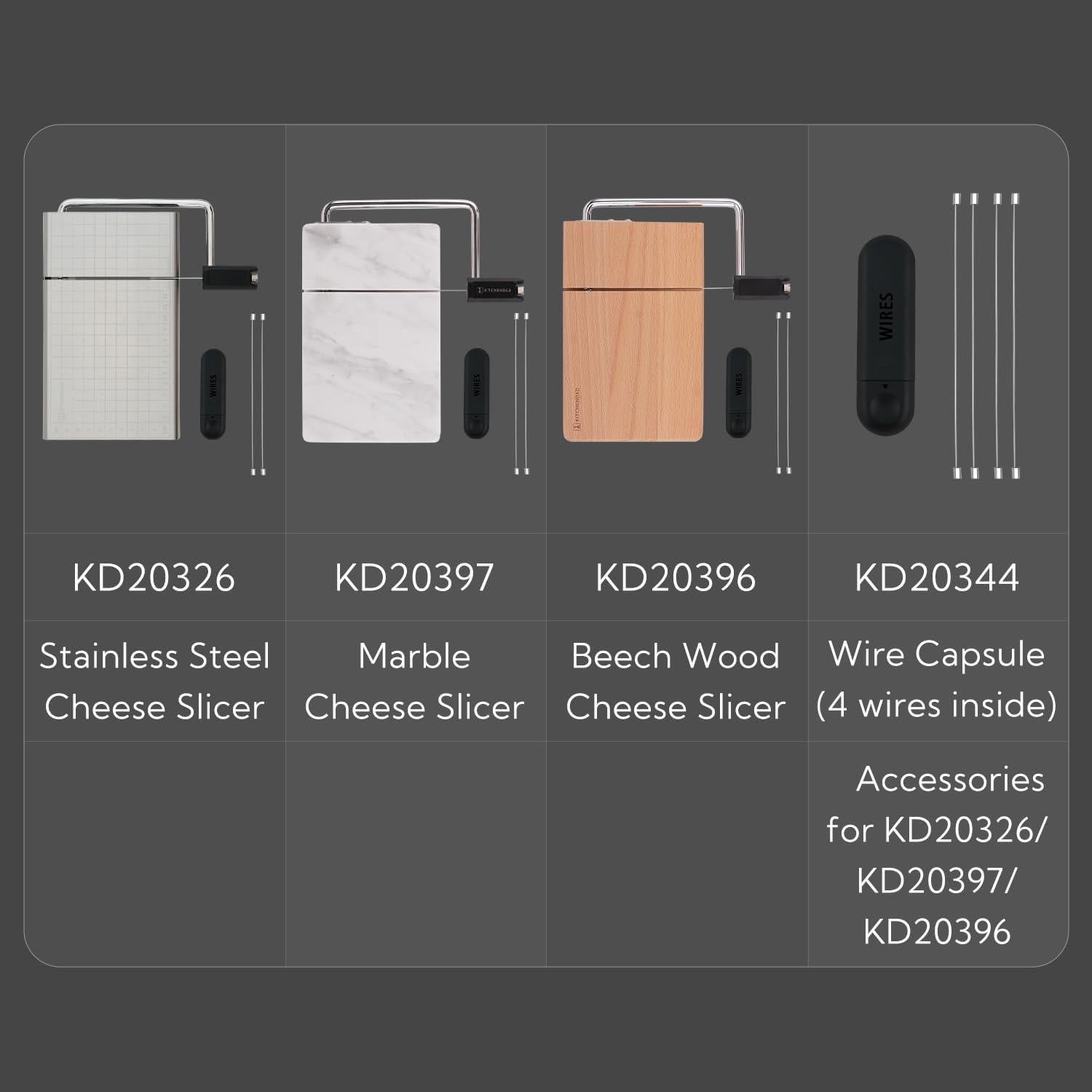 Cortador de Queso KITCHENDAO KD20326 Acero Inoxidable