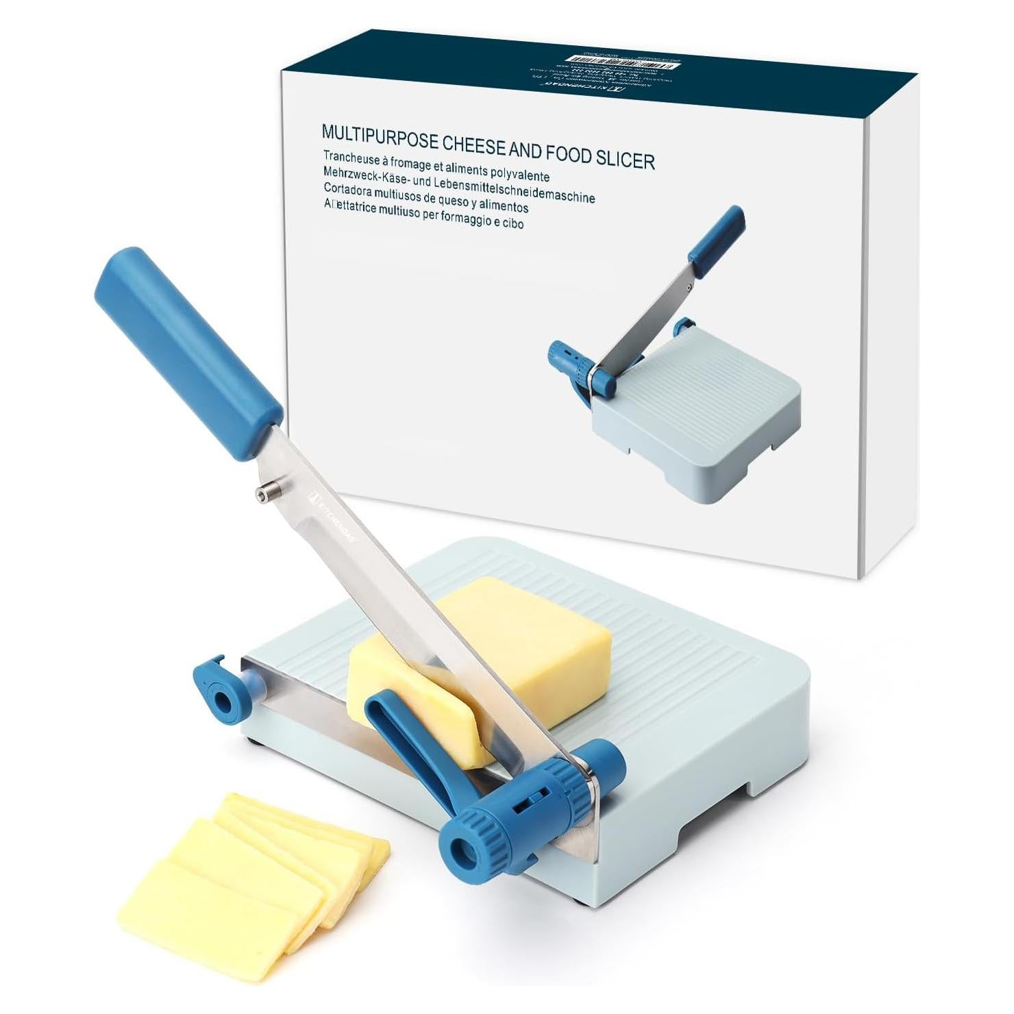 Cortador de Queso Multifuncional KITCHENDAO Ajustable 0.7 kg